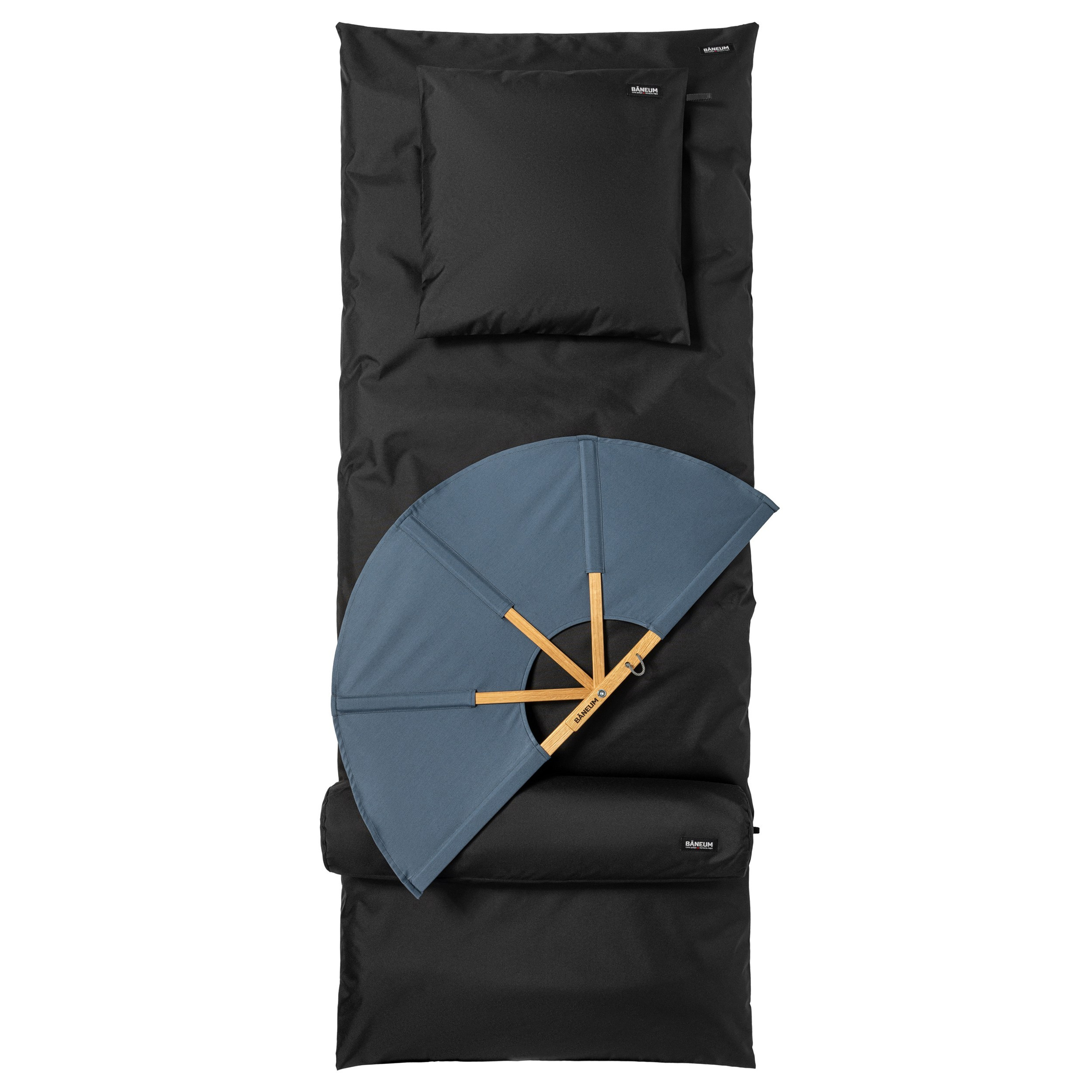 Водонепроницаемый матрас для парной с подушкой и веером