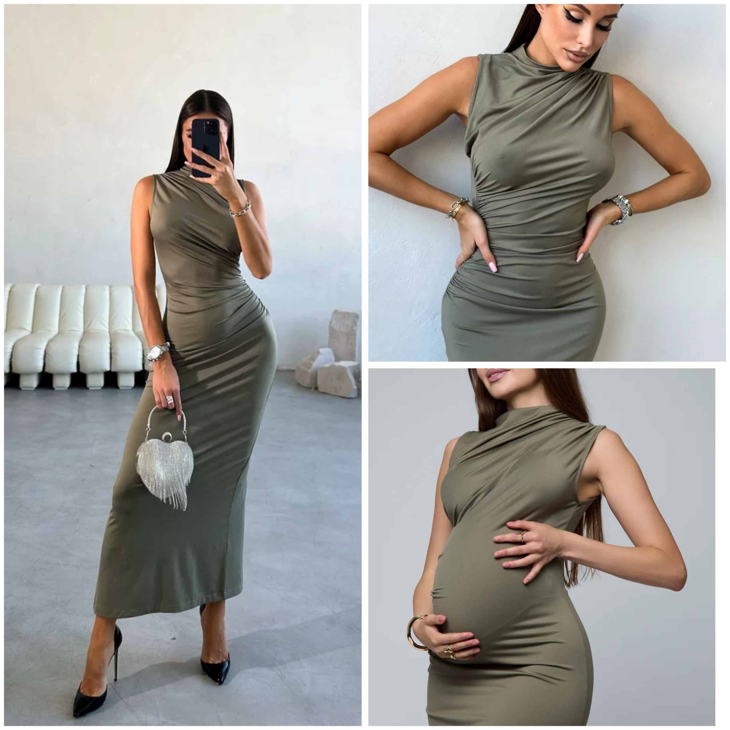 Новинка. Трикотажное платье. Размер 46-48