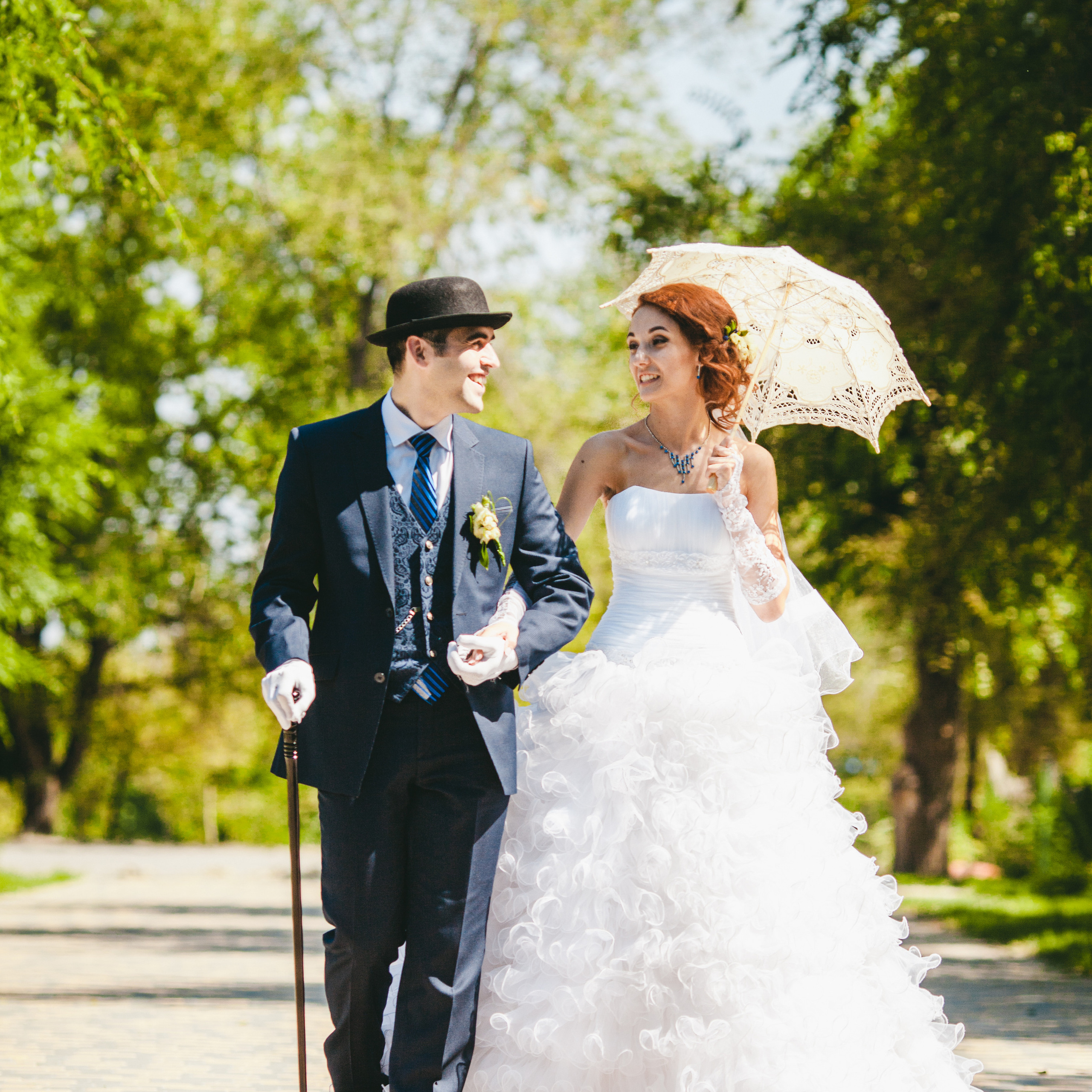 Свадебная прогулка в городе Волжском