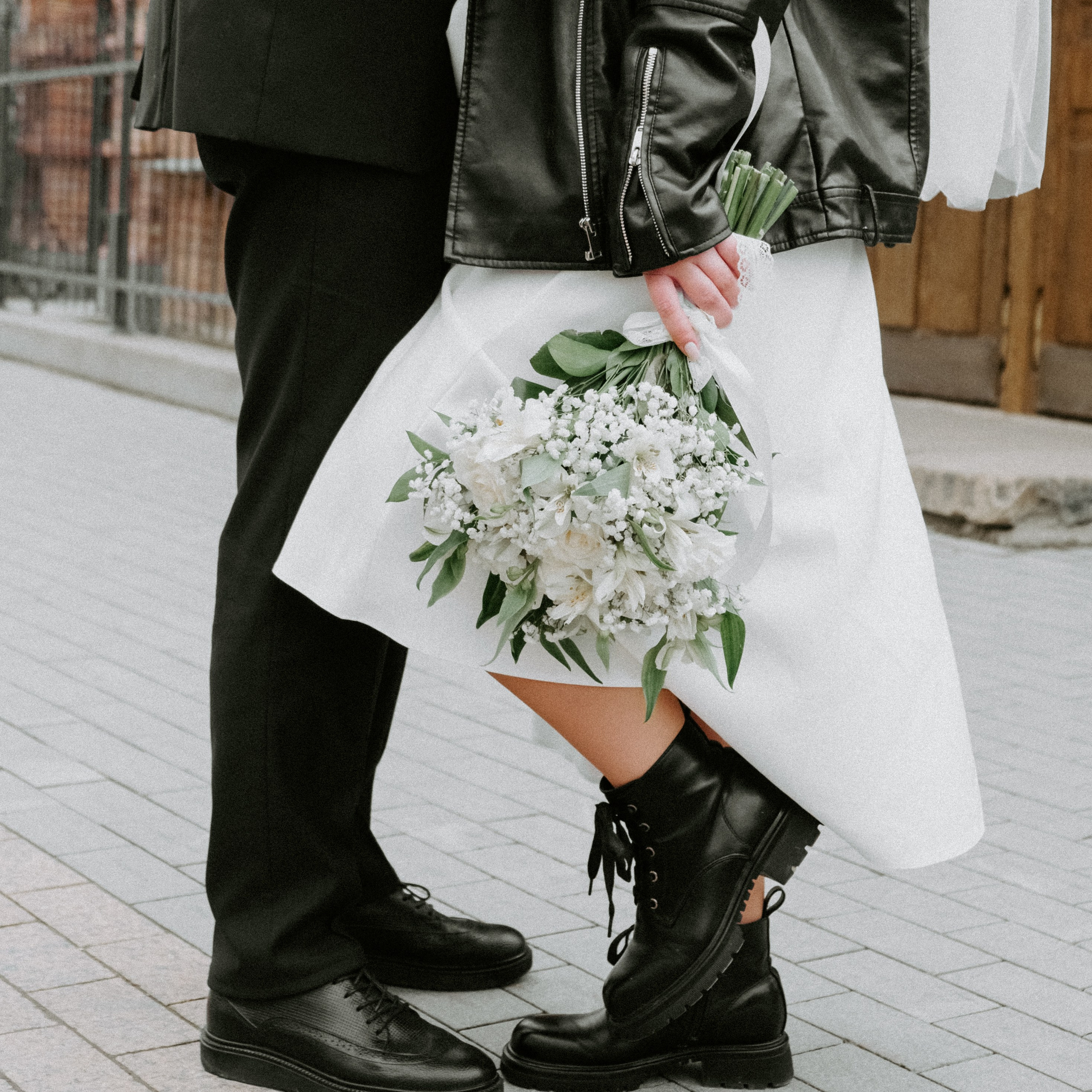 фотография с букетом