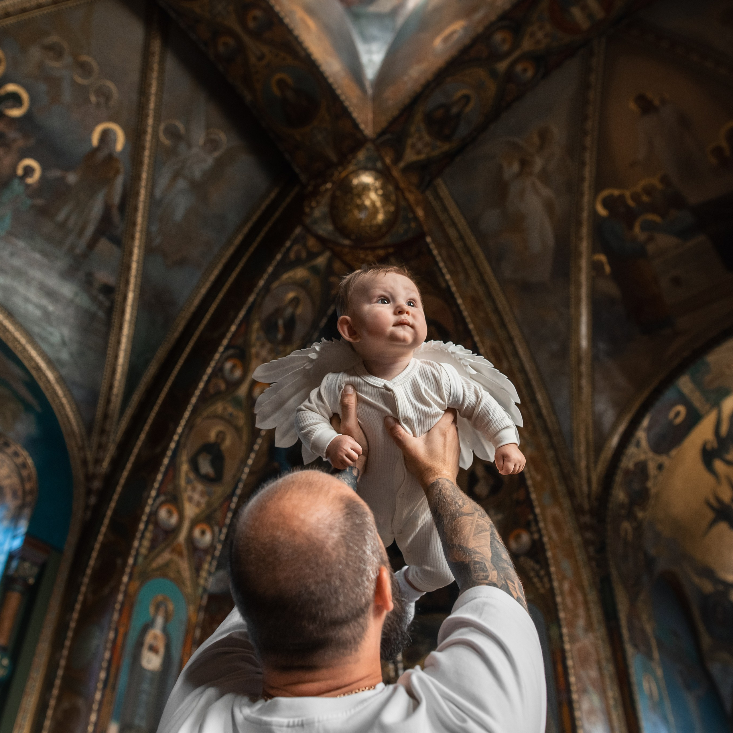 Крещение в Оптинском подворье