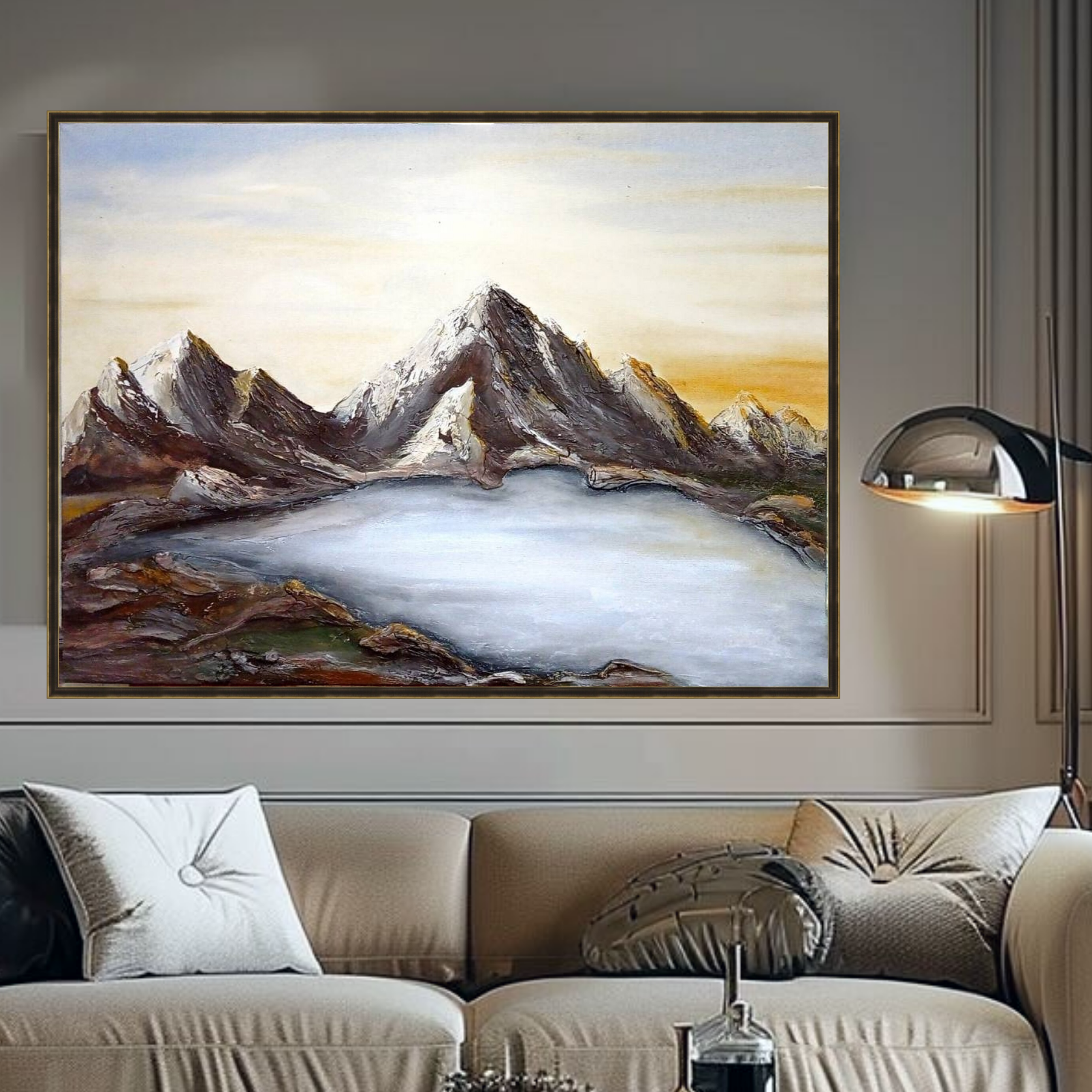 ОЗЕРО ЖАСЫЛКОЛЬ 18 500 р. Купить premium art, интерьерные картины в интернет-магазине MONA