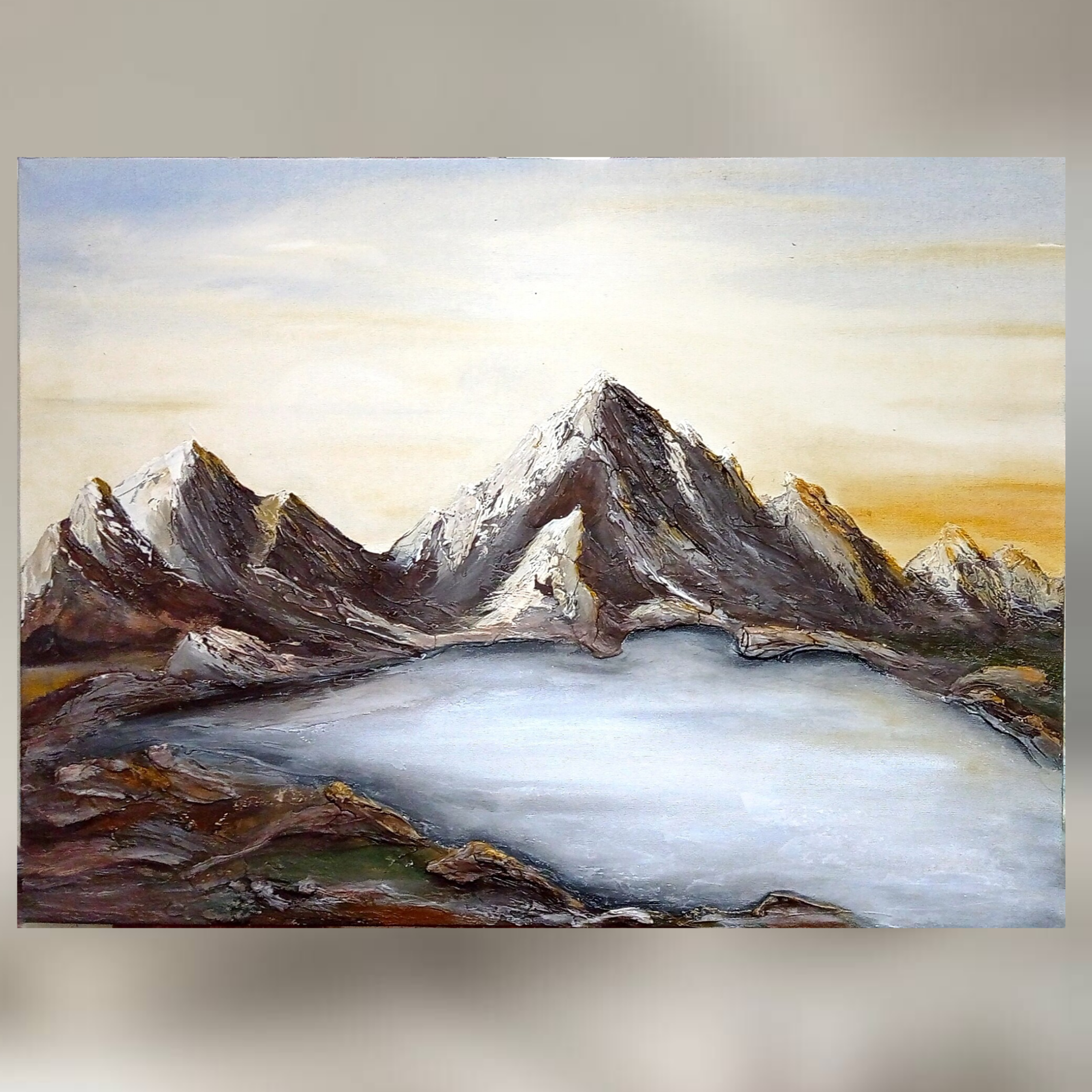 ОЗЕРО ЖАСЫЛКОЛЬ 18 500 р. Купить premium art, интерьерные картины в интернет-магазине MONA