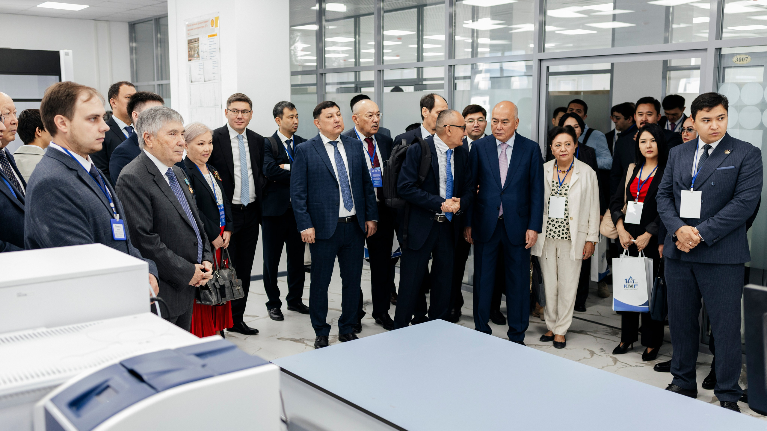 Фотосъёмка открытия лаборатории КМГ Инжиниринг в городе Атырау
