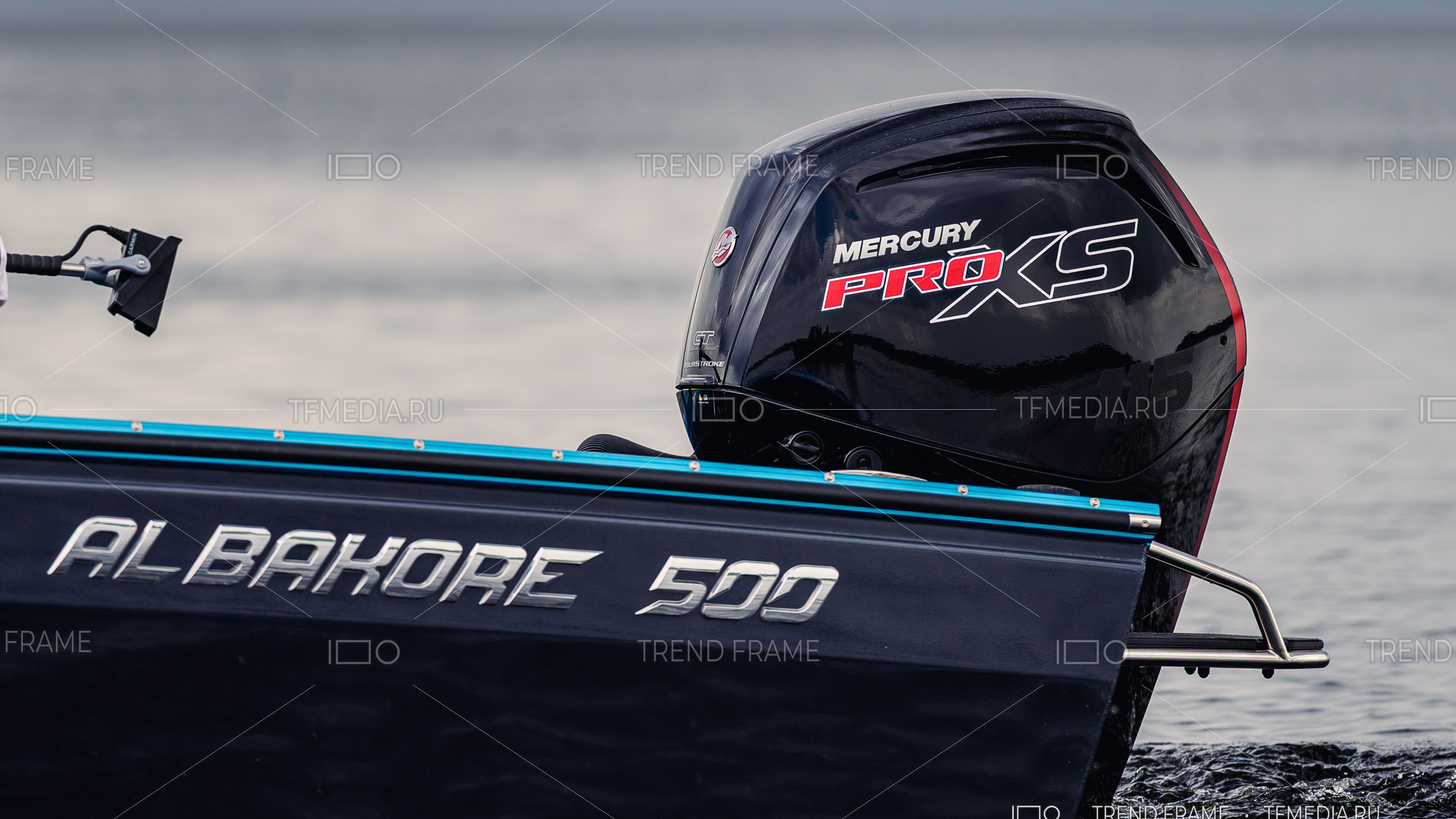 Mercury 115 Pro XS — фотосъёмка мотора на Albakore 500 Fish