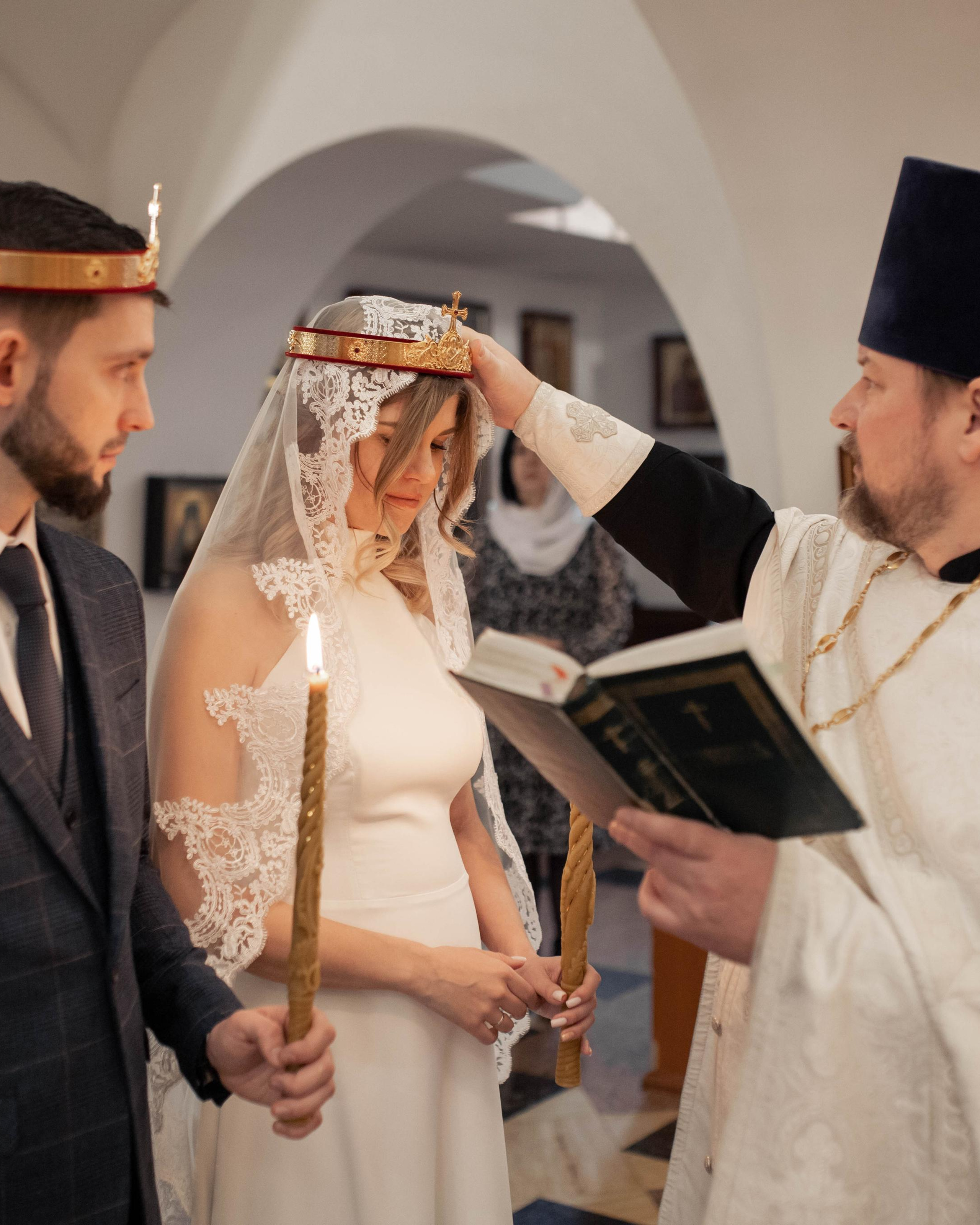 Оксана и Влад. Венчание. Церковь поселения Воскресенское