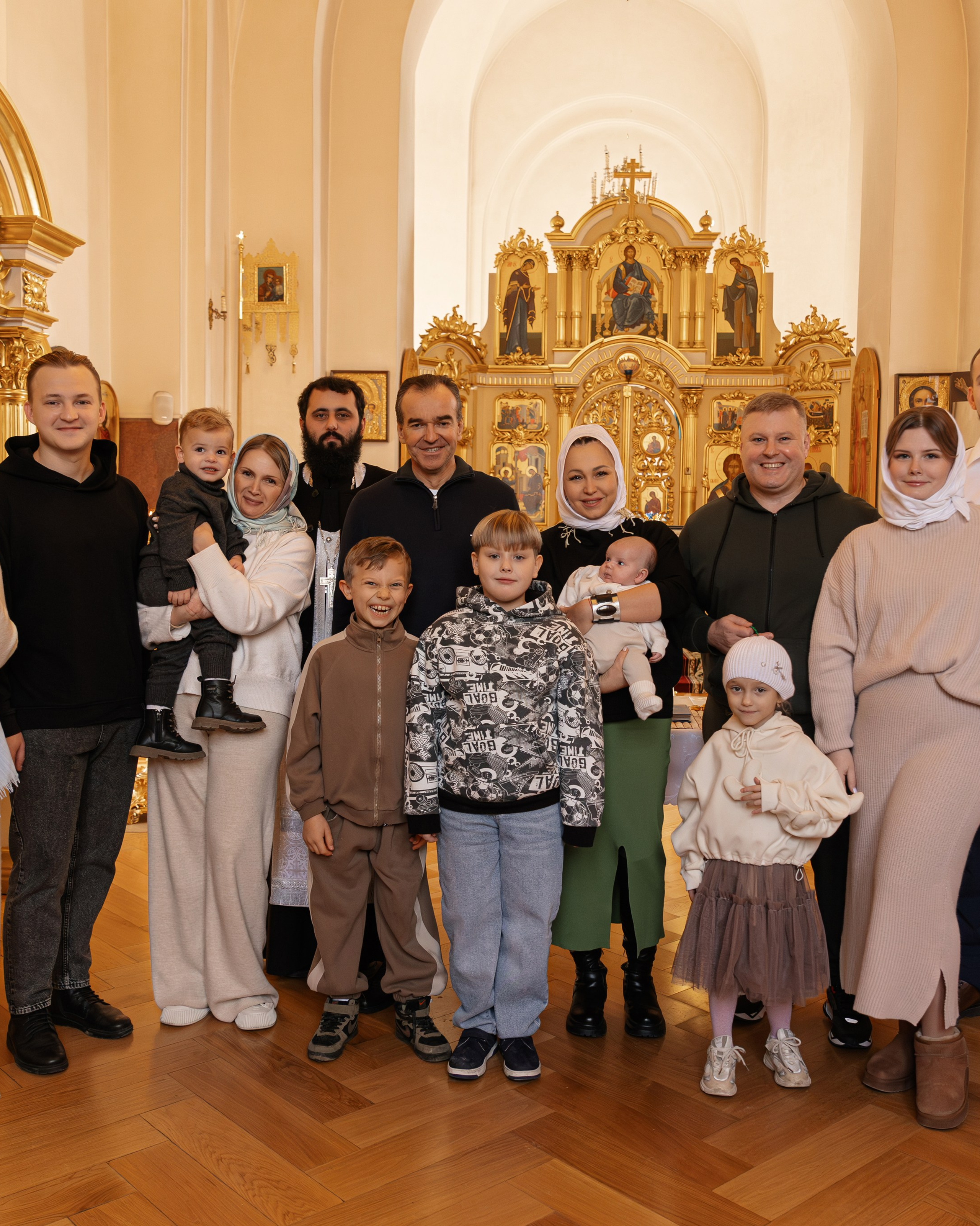 Крещение в Свято-Екатерининском кафедральном соборе