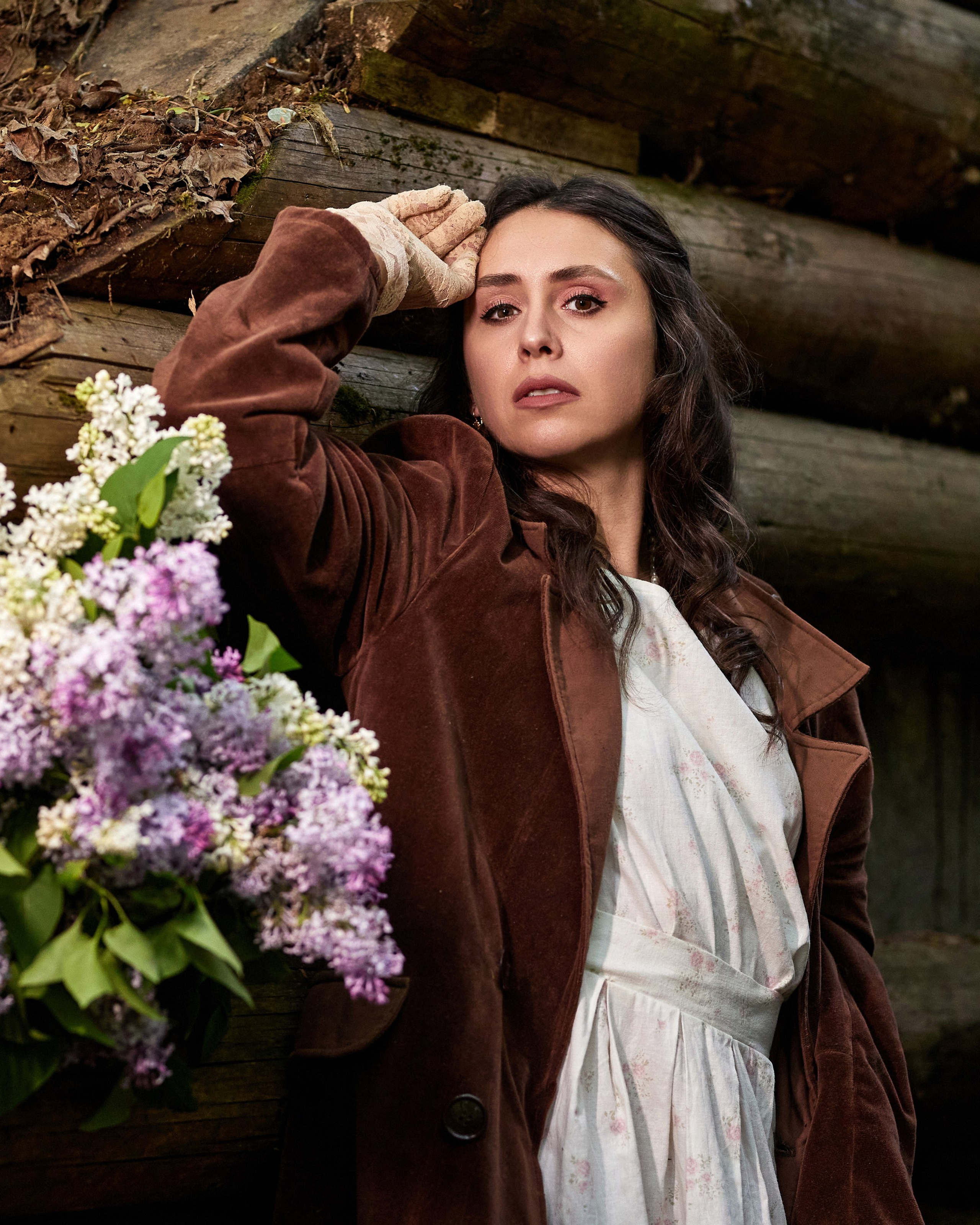 Фотосессия в цветении весной для Анастасии