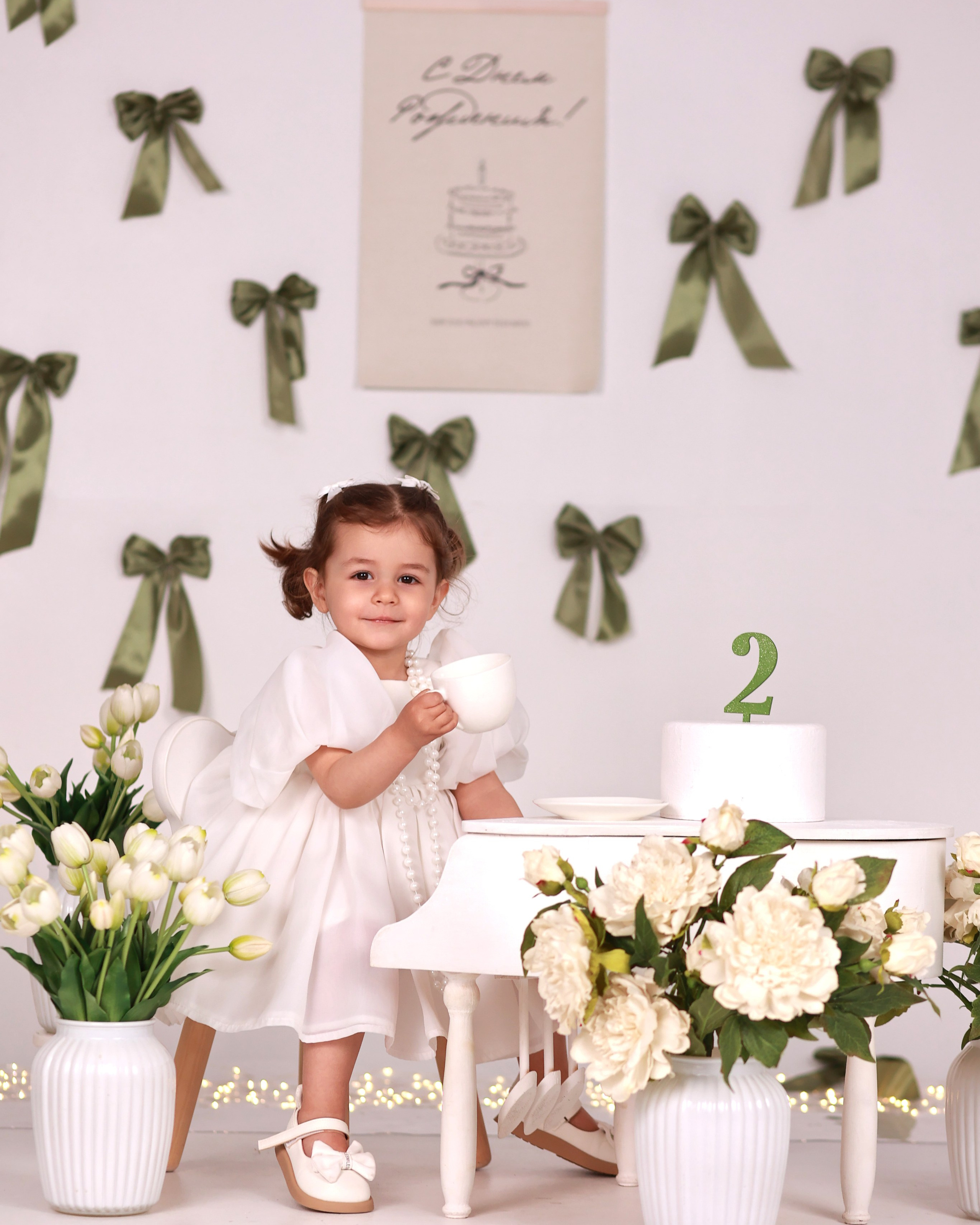 Зеленые бантики