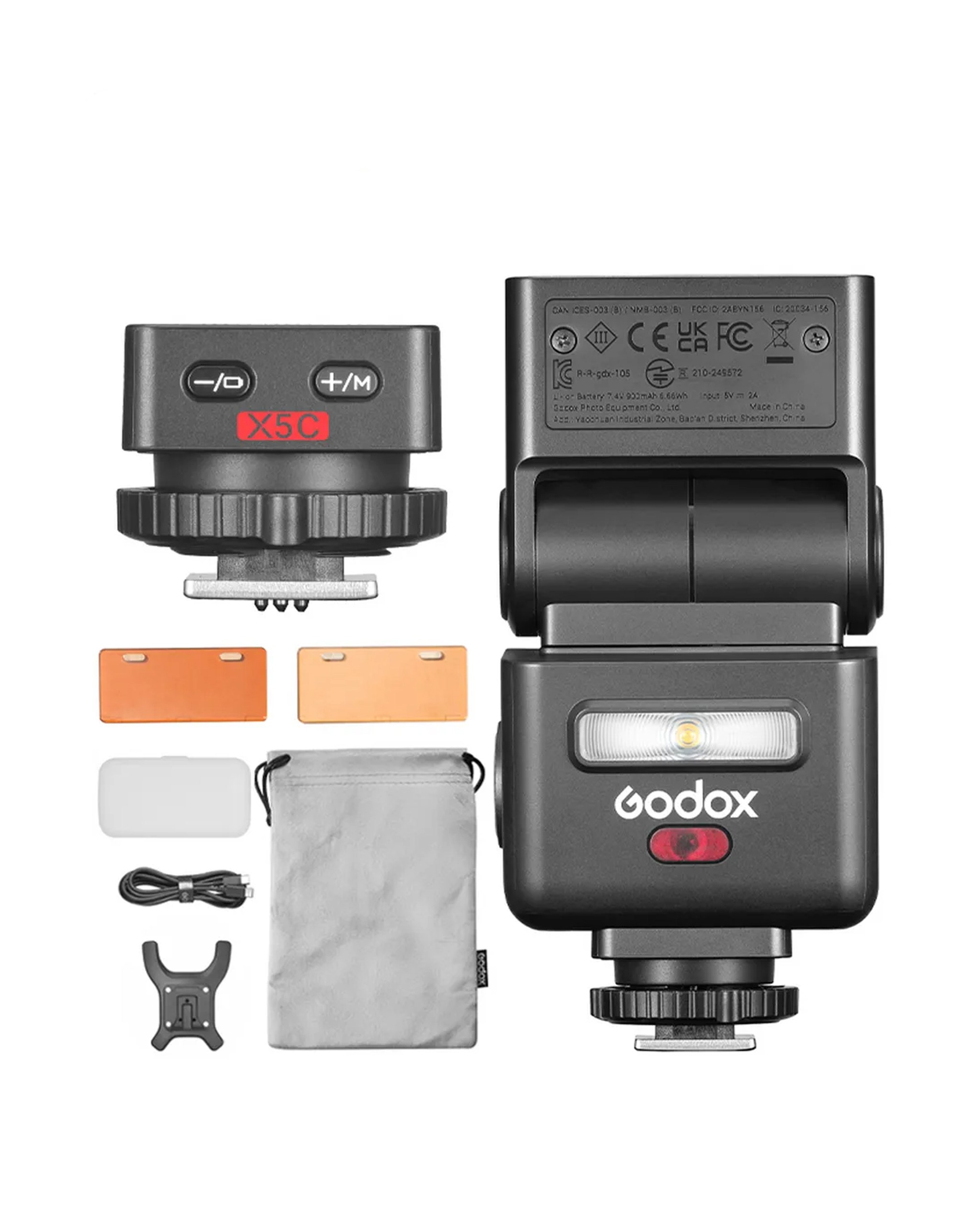 Вспышка Godox iT32 + X5-C TTL HSS магнитная для Canon