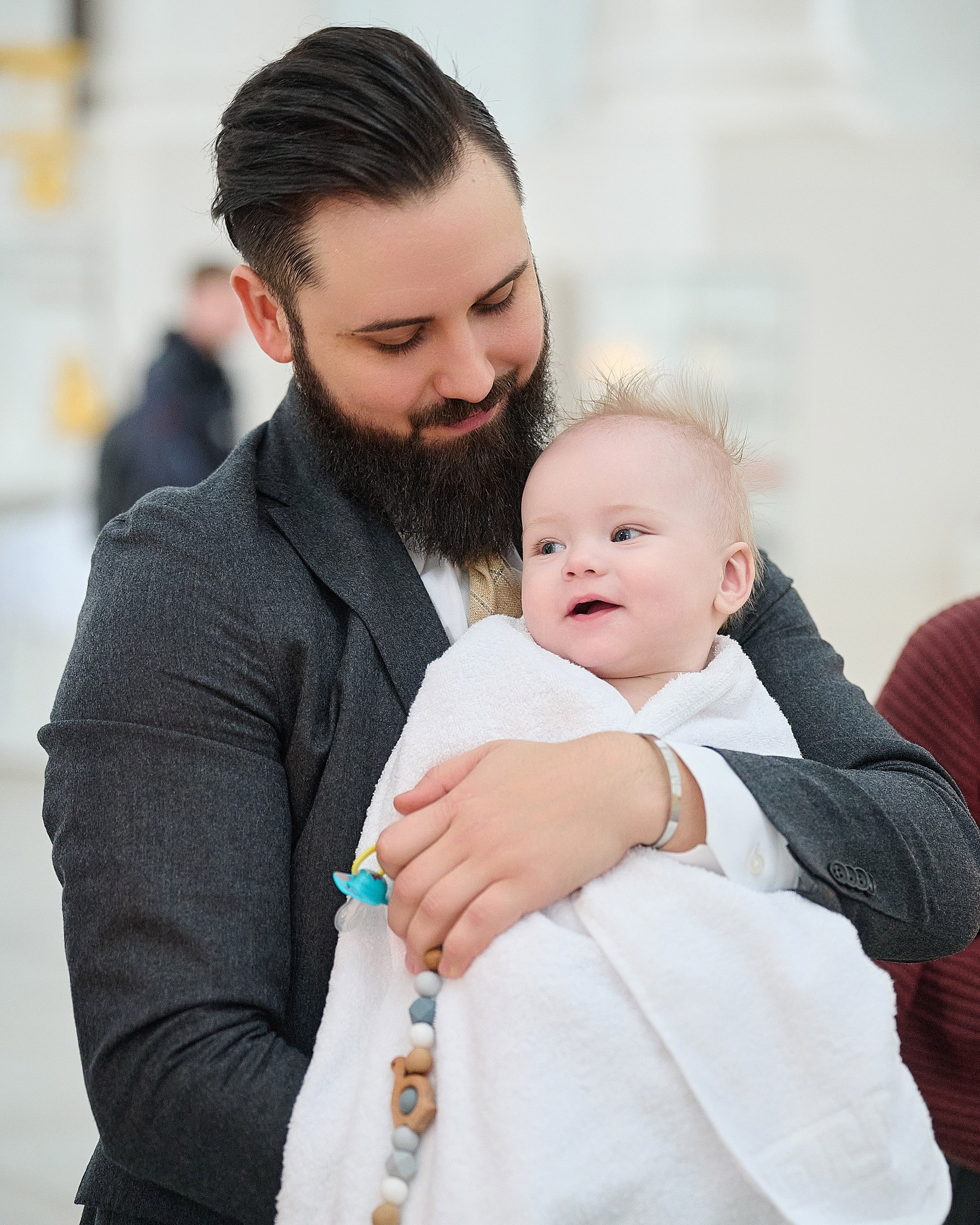 Крещение в Воскресенском Смольном Соборе