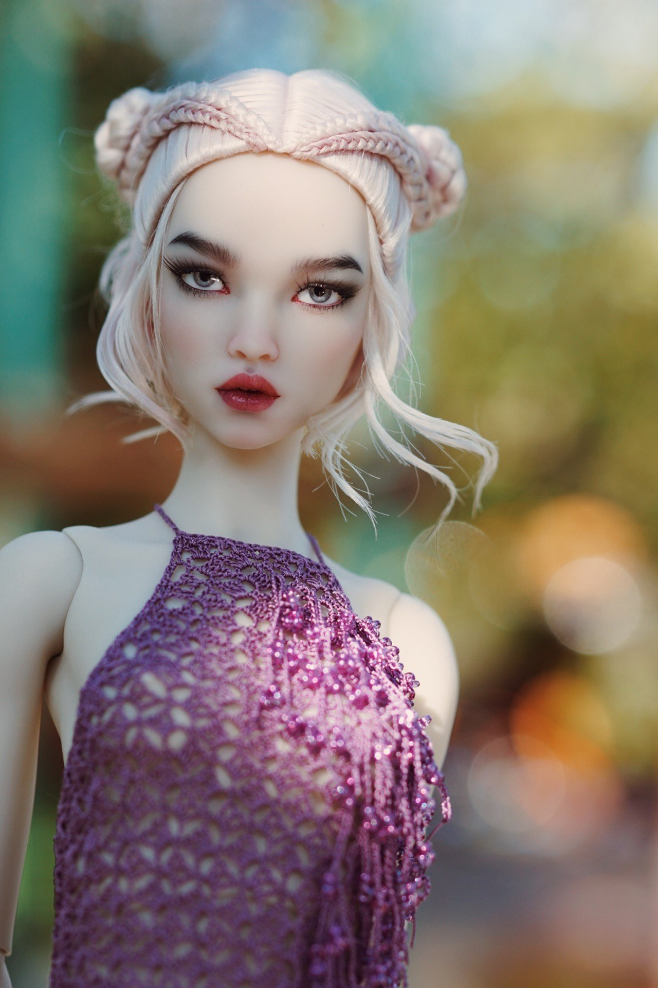 Анонсы. Ombra di seta — вязаная одежда для BJD кукол из шёлка