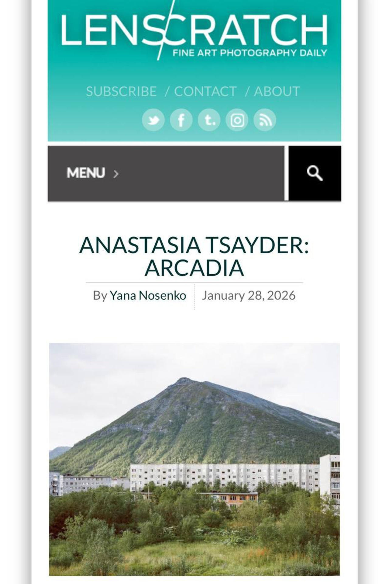 Editorial/News. Anastasia Tsayder