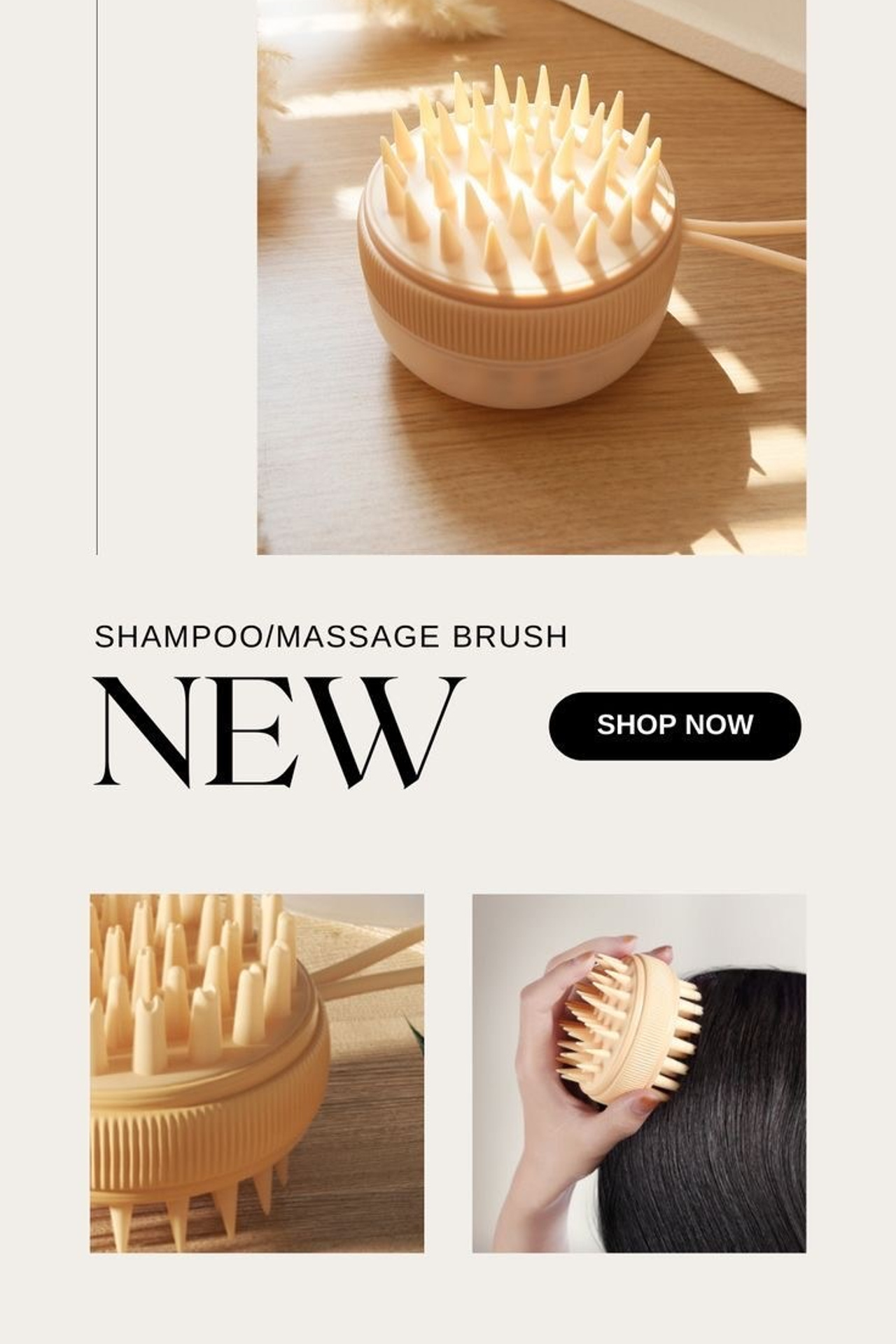 Массажные щетки с функцией антистатического эффекта