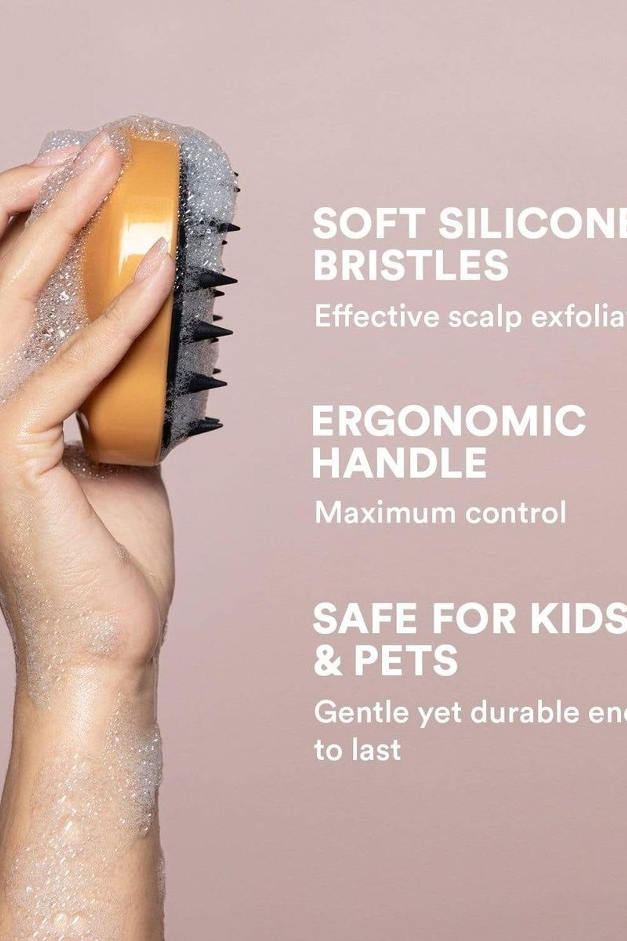 Массажные щетки с силиконовыми щетинками