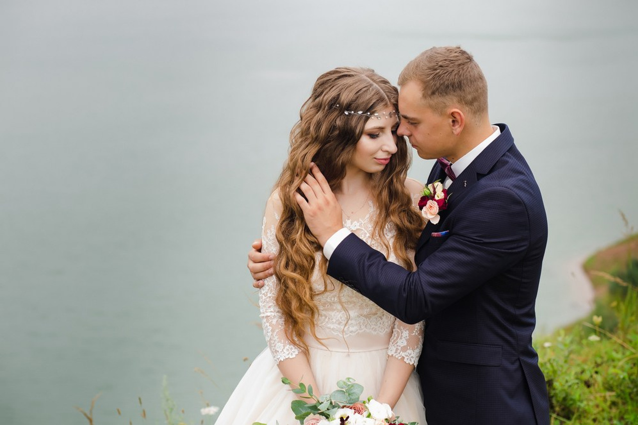 Свадебное фото в студии. Руслан и Татьяна. Фотограф в Варшаве Анна Розова