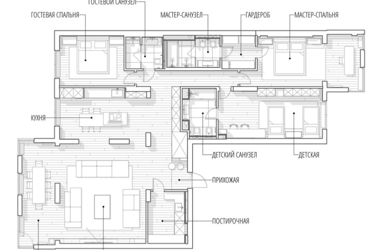 Перепланировка квартиры: экспертный взгляд дизайнера Валерии Котович