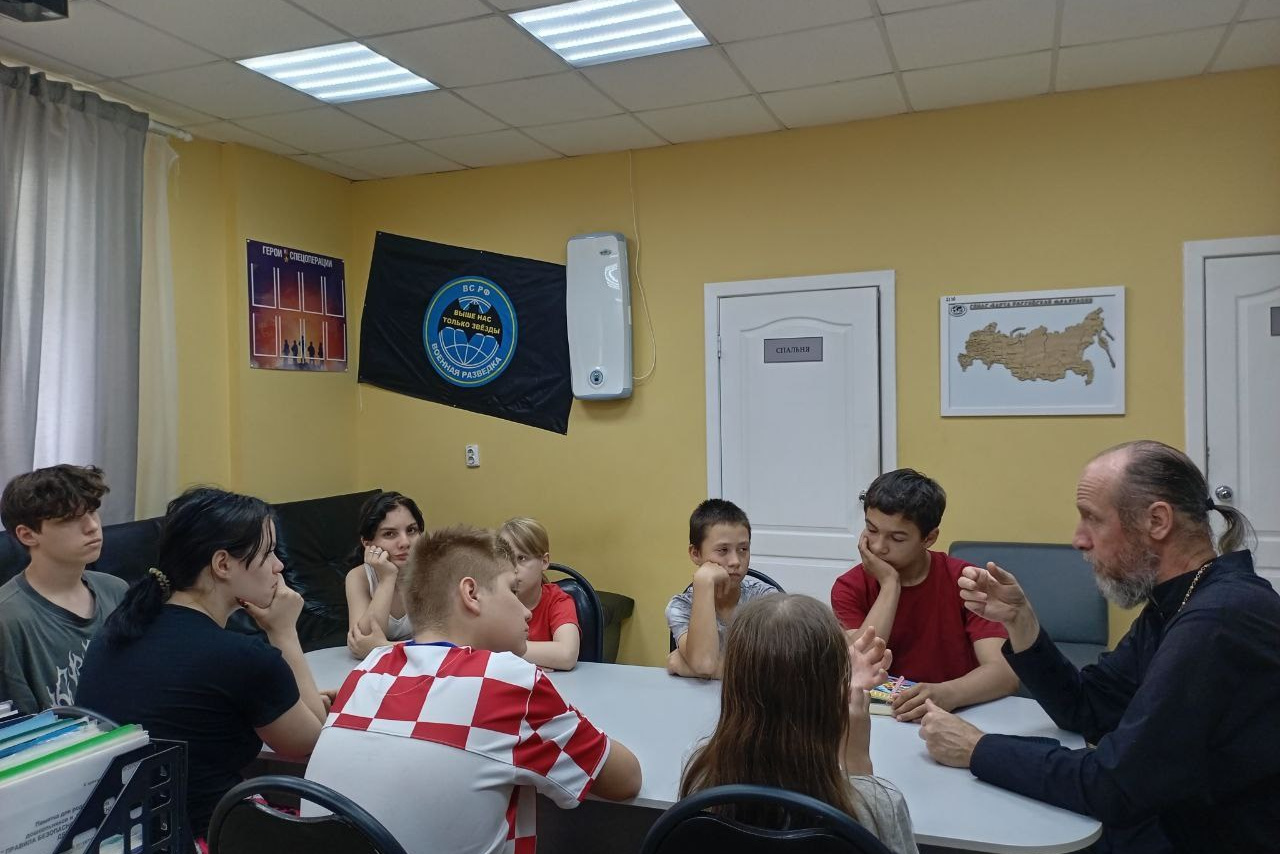 В центре «Возвращение» прошла встреча с воспитанниками. Саратовское Юго-Западное благочиние