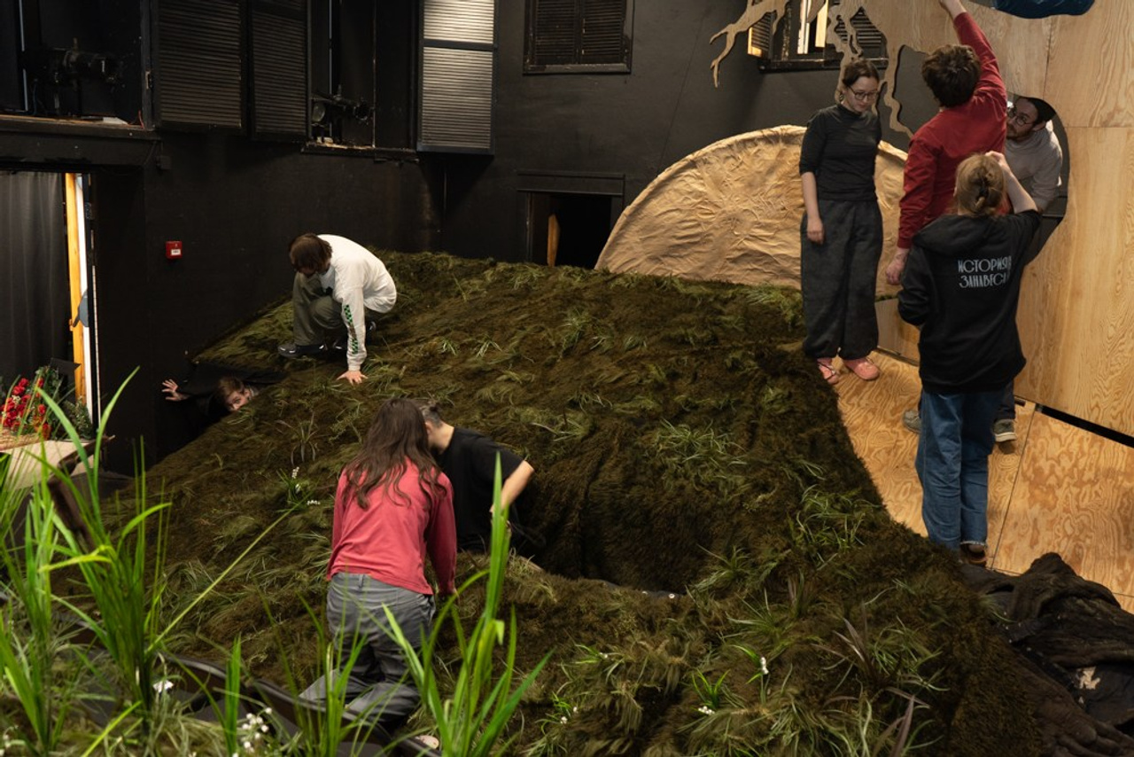 «Гроза» театральное объединение «Озеро». История занавеса. Превращаем идею в технологию