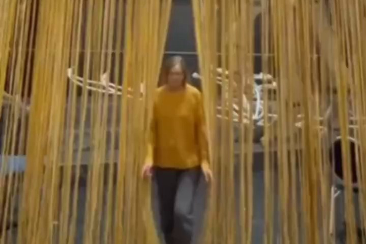 Декорации для балета «Озорные частушки» | Театр балета им. Якобсона. История занавеса. Превращаем идею в технологию