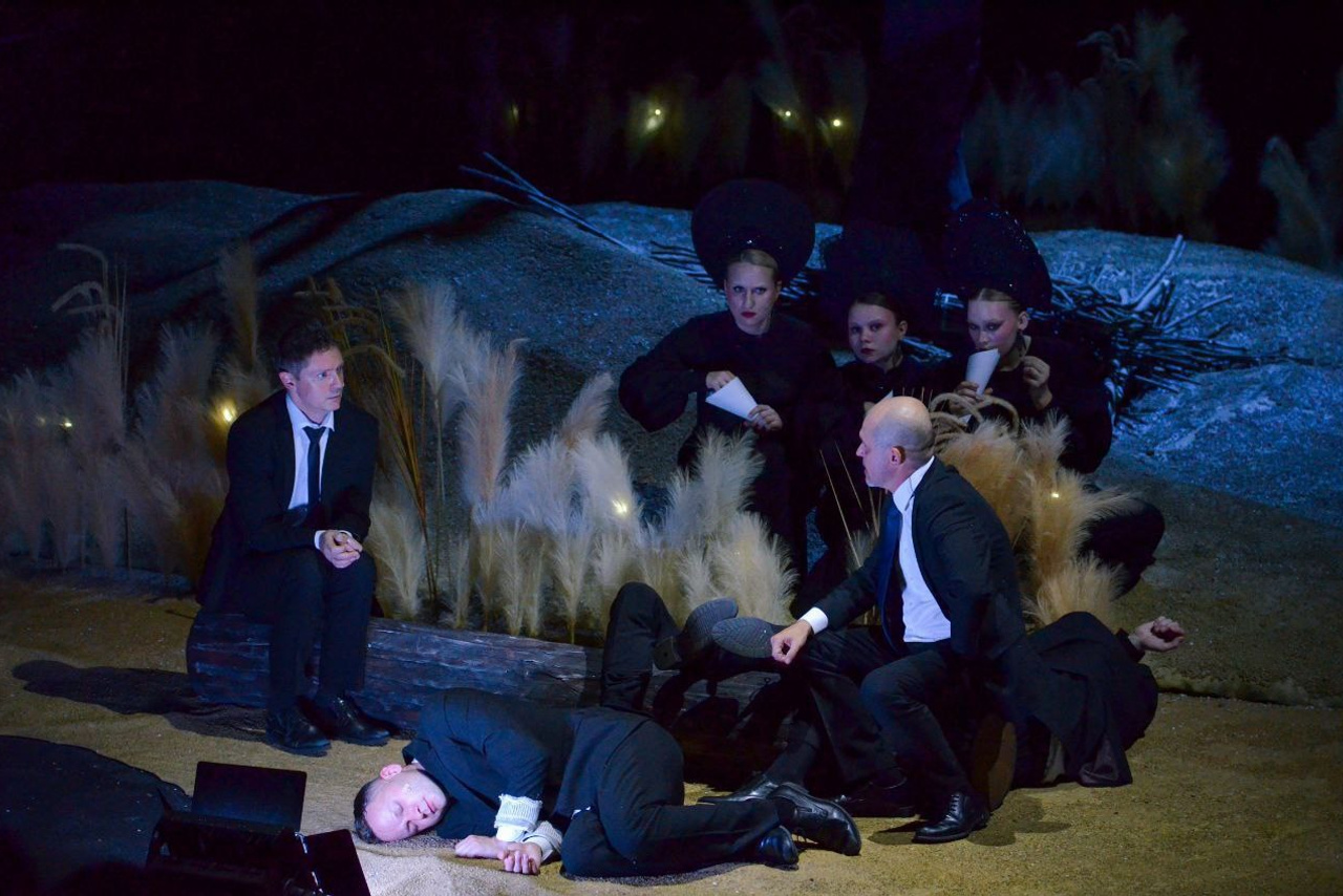 Декорации для спектакля «Буря» | Самарский ТЮЗ. История занавеса. Превращаем идею в технологию