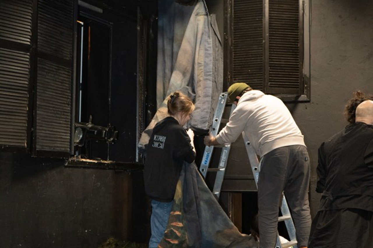 «Гроза» театральное объединение «Озеро». История занавеса. Превращаем идею в технологию