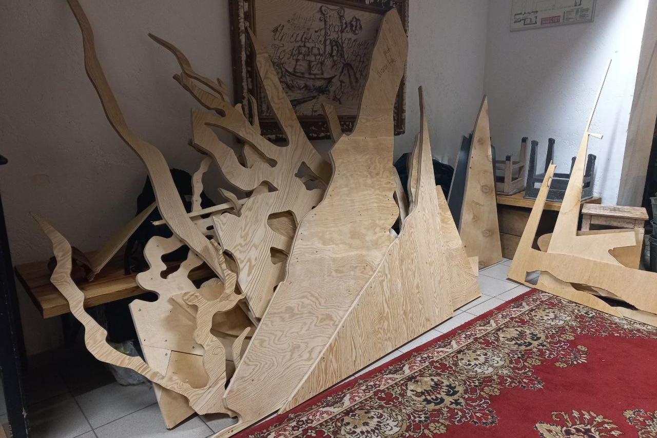 «Гроза» театральное объединение «Озеро». История занавеса. Превращаем идею в технологию