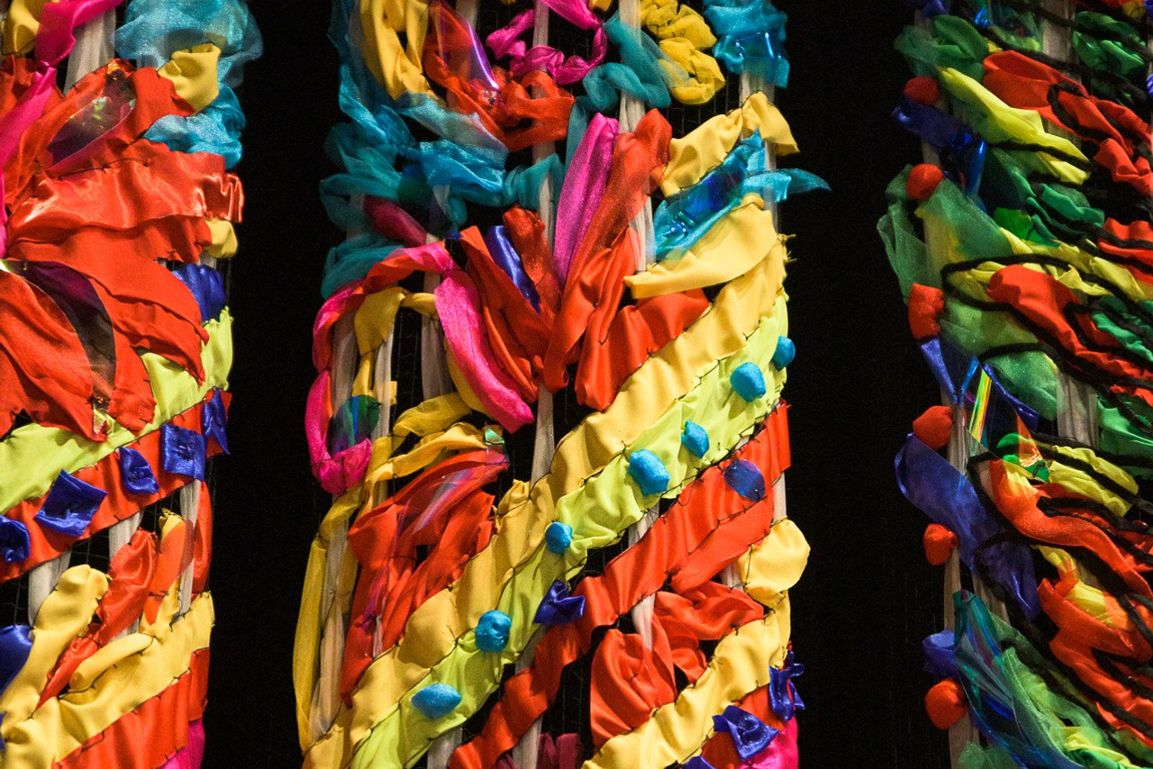 Декорации для балета «Озорные частушки» | Театр балета им. Якобсона. История занавеса. Превращаем идею в технологию