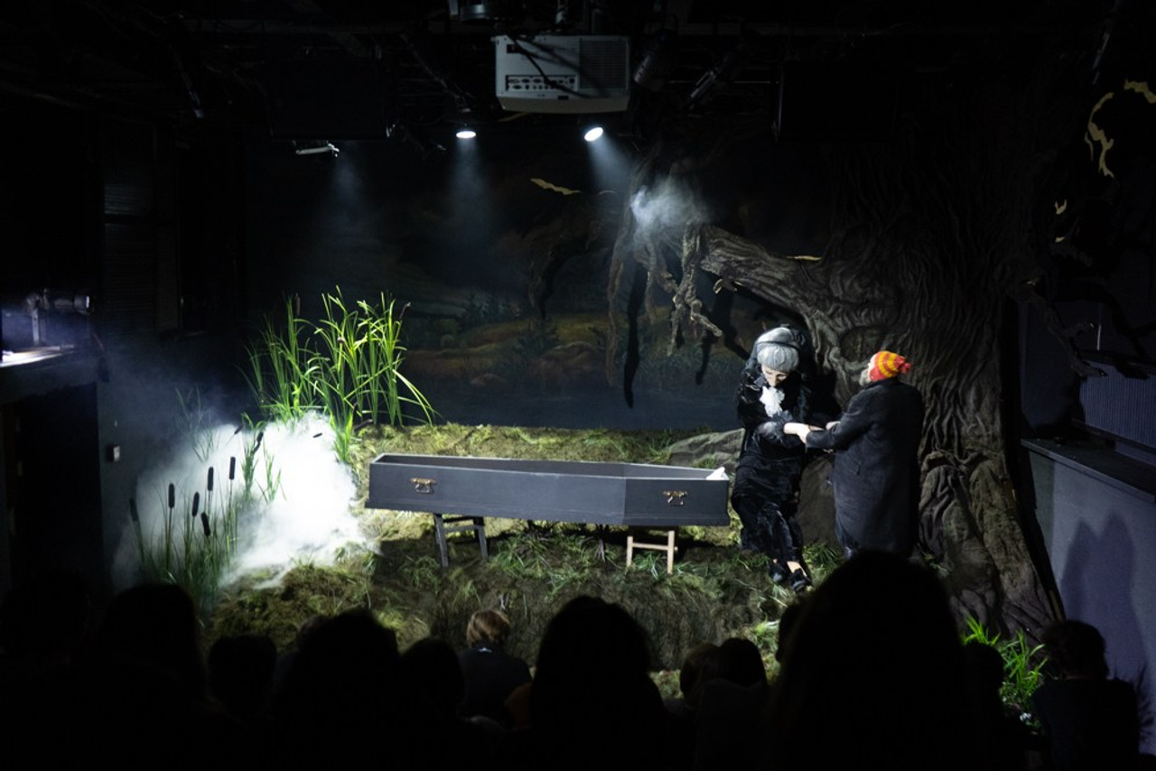 «Гроза» театральное объединение «Озеро». История занавеса. Превращаем идею в технологию