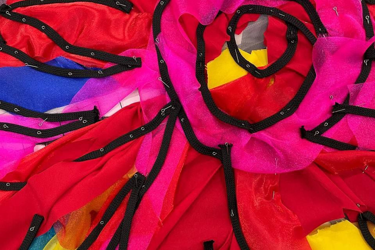 Декорации для балета «Озорные частушки» | Театр балета им. Якобсона. История занавеса. Превращаем идею в технологию