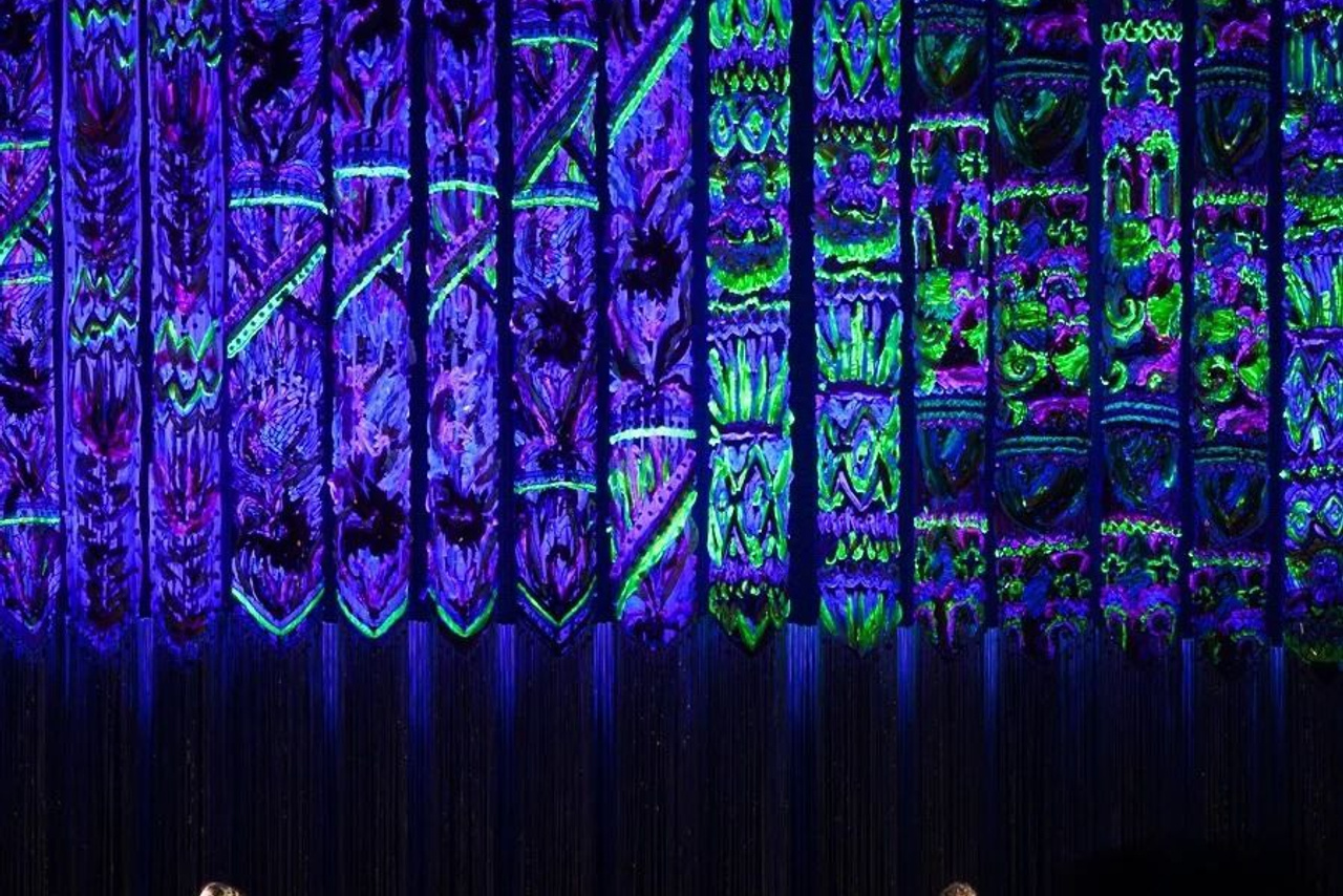 Декорации для балета «Озорные частушки» | Театр балета им. Якобсона. История занавеса. Превращаем идею в технологию