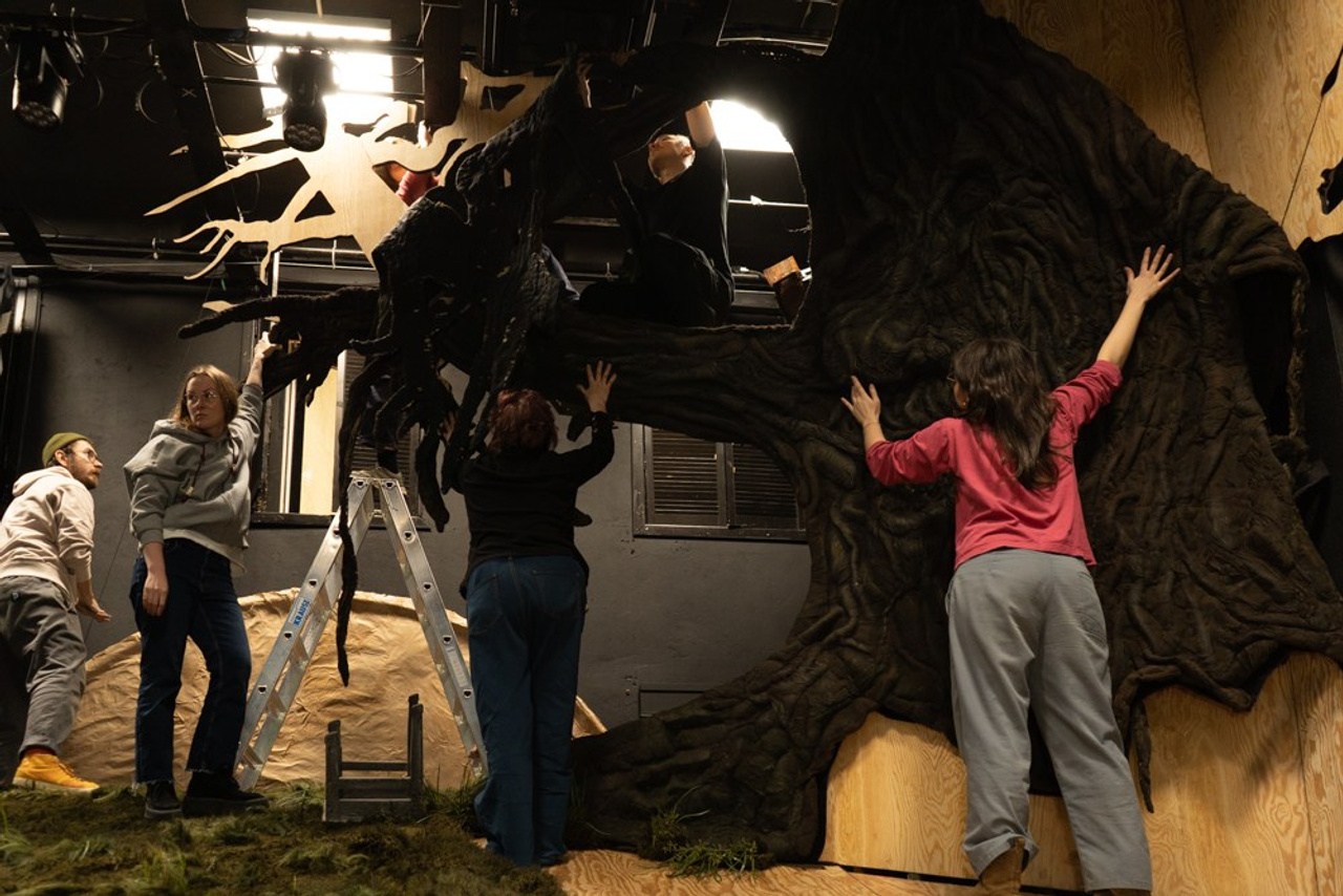 «Гроза» театральное объединение «Озеро». История занавеса. Превращаем идею в технологию