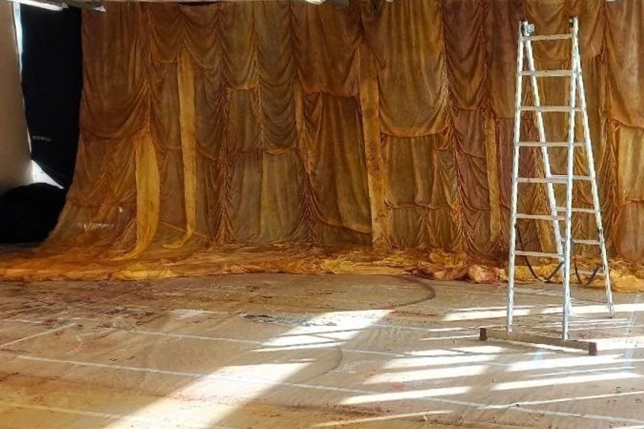 Декорации для спектакля «Буря» | Самарский ТЮЗ. История занавеса. Превращаем идею в технологию