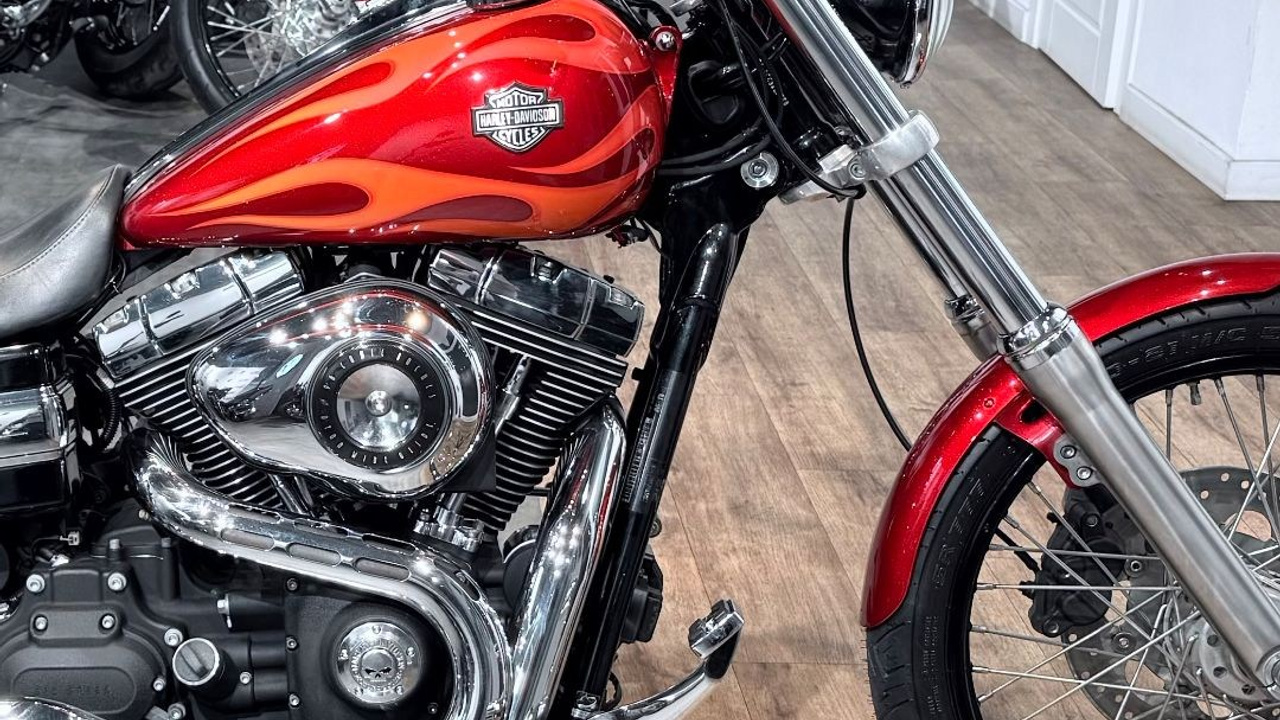 2012 Dyna Wide Glide 96 Red Оrаngе Flames. Hello Davidson, Москва. Только хорошие мотоциклы…