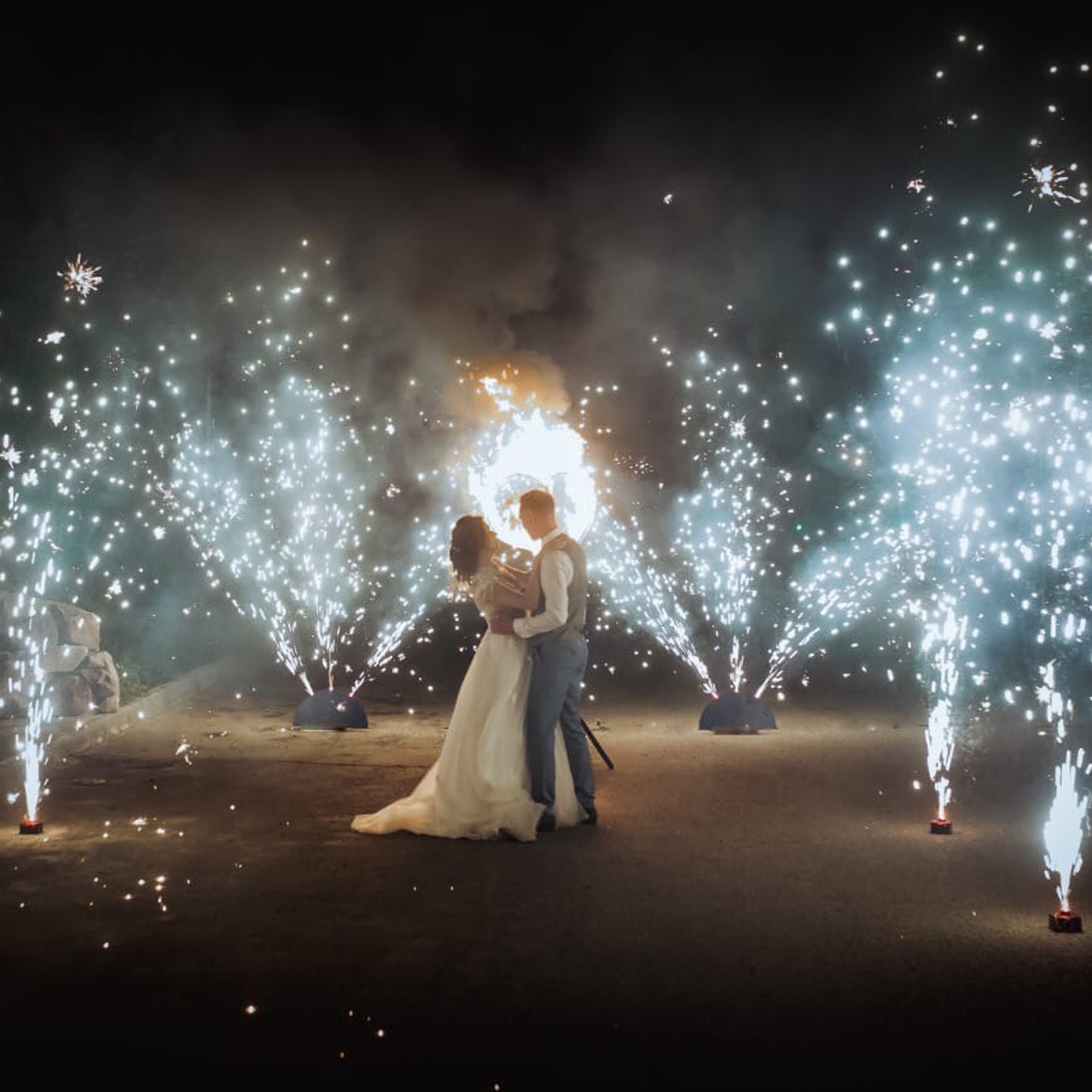 Пиротехническое оформление сердца