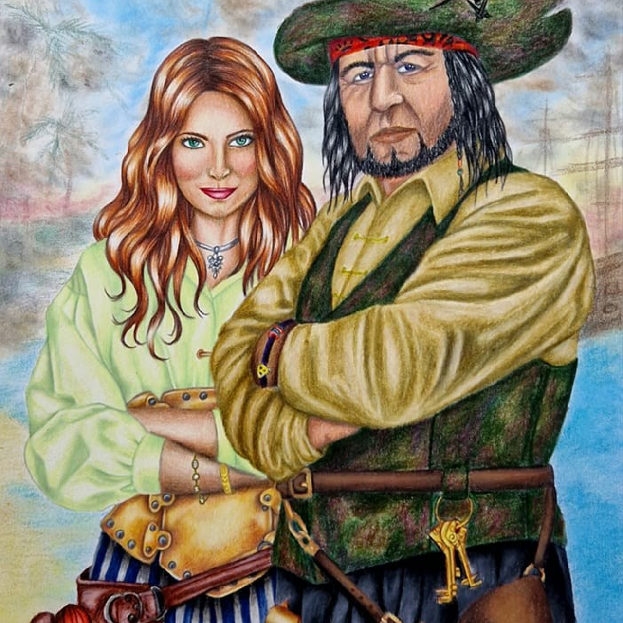 Pirates. Раскраски Алёны Лазаревой