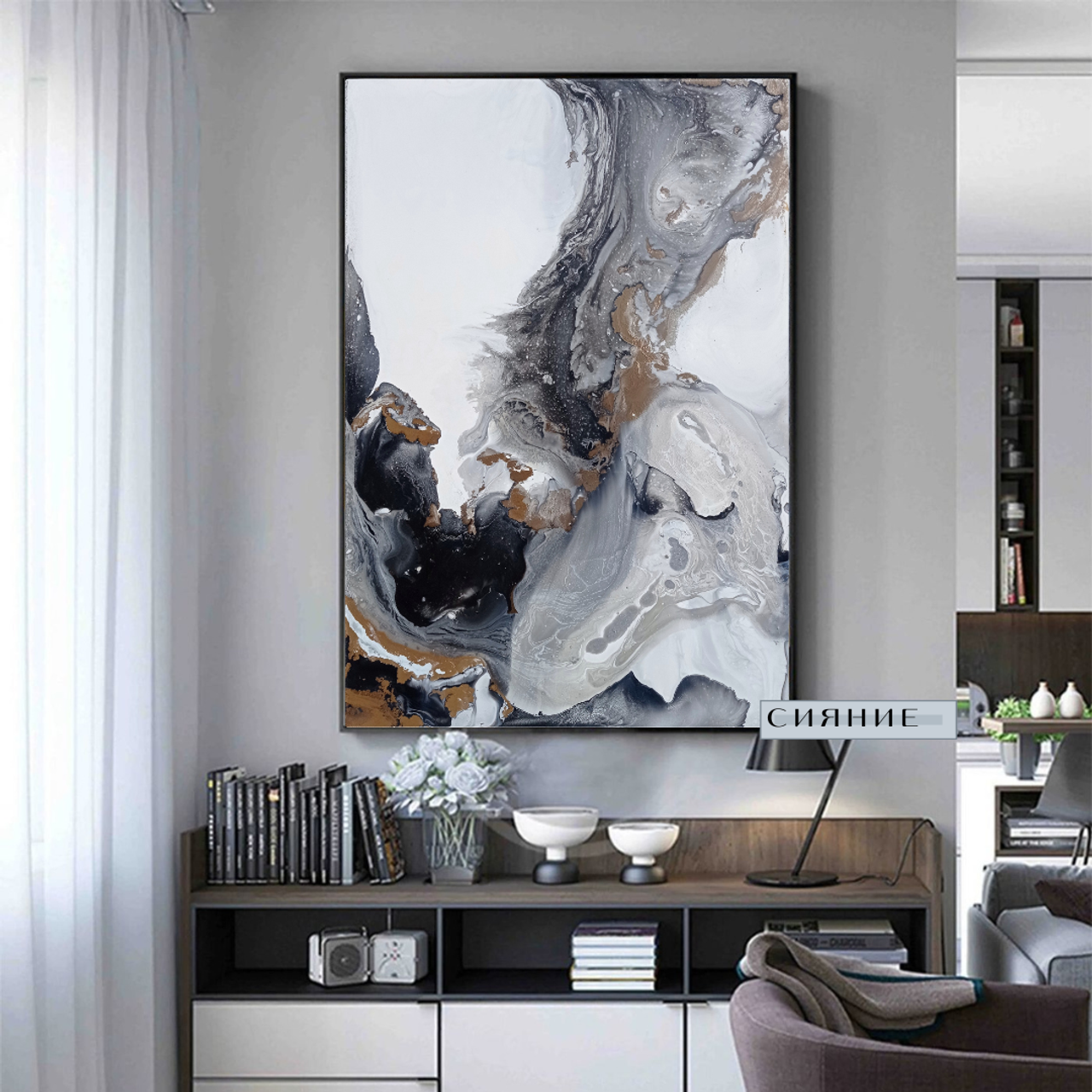 ДАМА В ШЛЯПЕ /100×70см. Купить premium art, интерьерные картины в интернет-магазине MONA