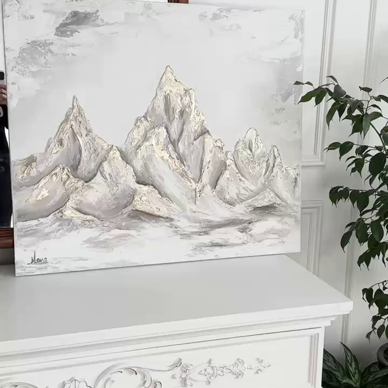 ЗОЛОТЫЕ ВЕРШИНЫ 25.500 RUB. Купить premium art, интерьерные картины в интернет-магазине MONA