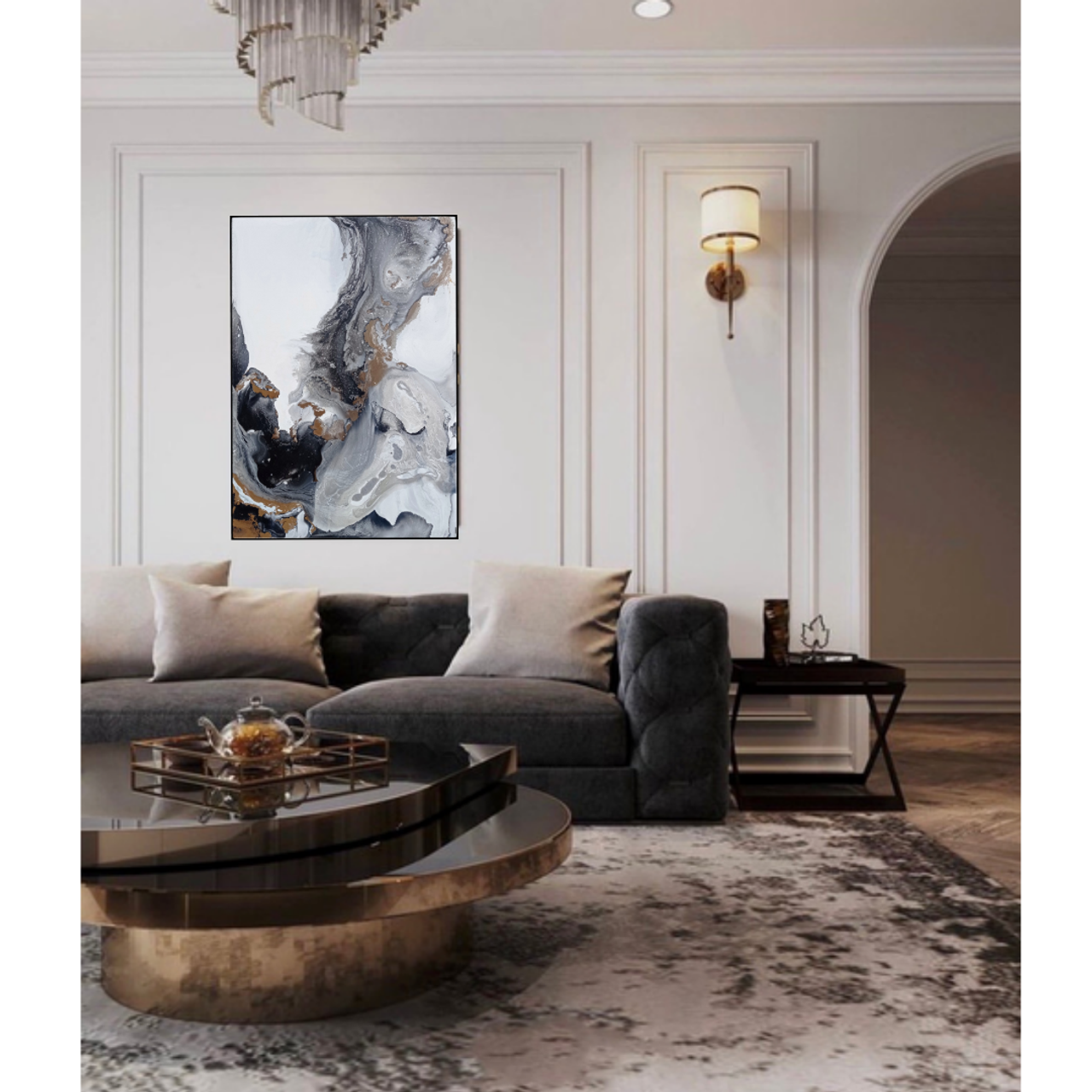 ДАМА В ШЛЯПЕ /100×70см. Купить premium art, интерьерные картины в интернет-магазине MONA