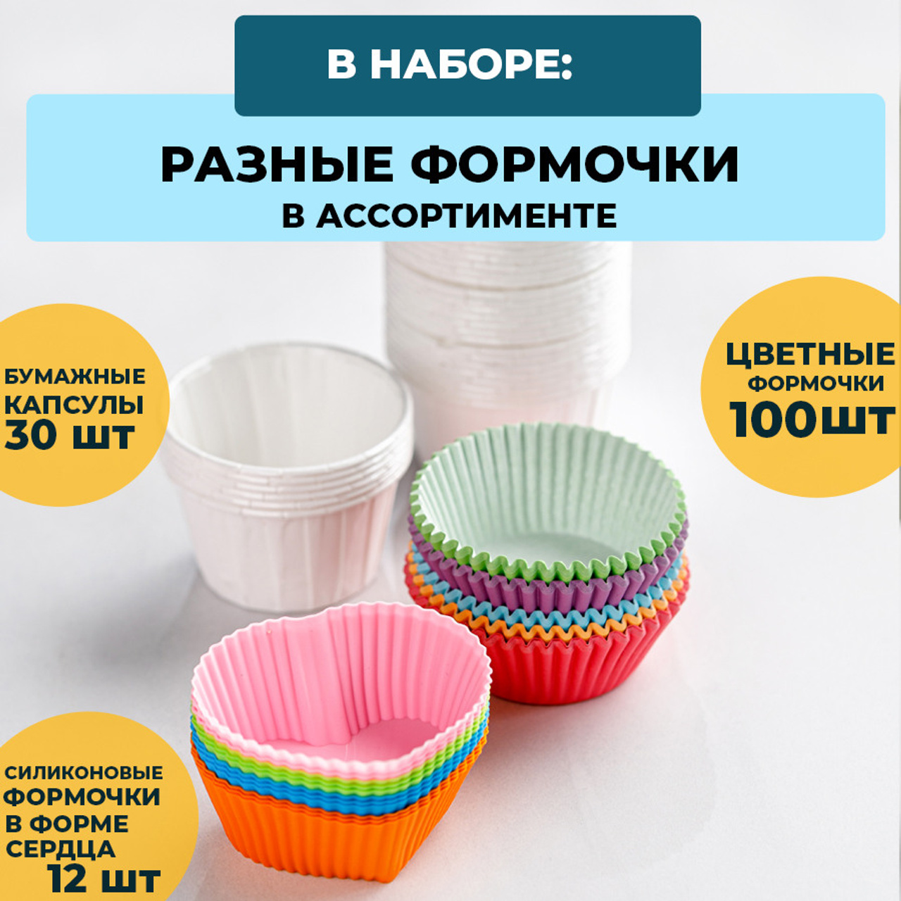 Набор для приготовления капкейков. Vanilica, товары для кондитеров