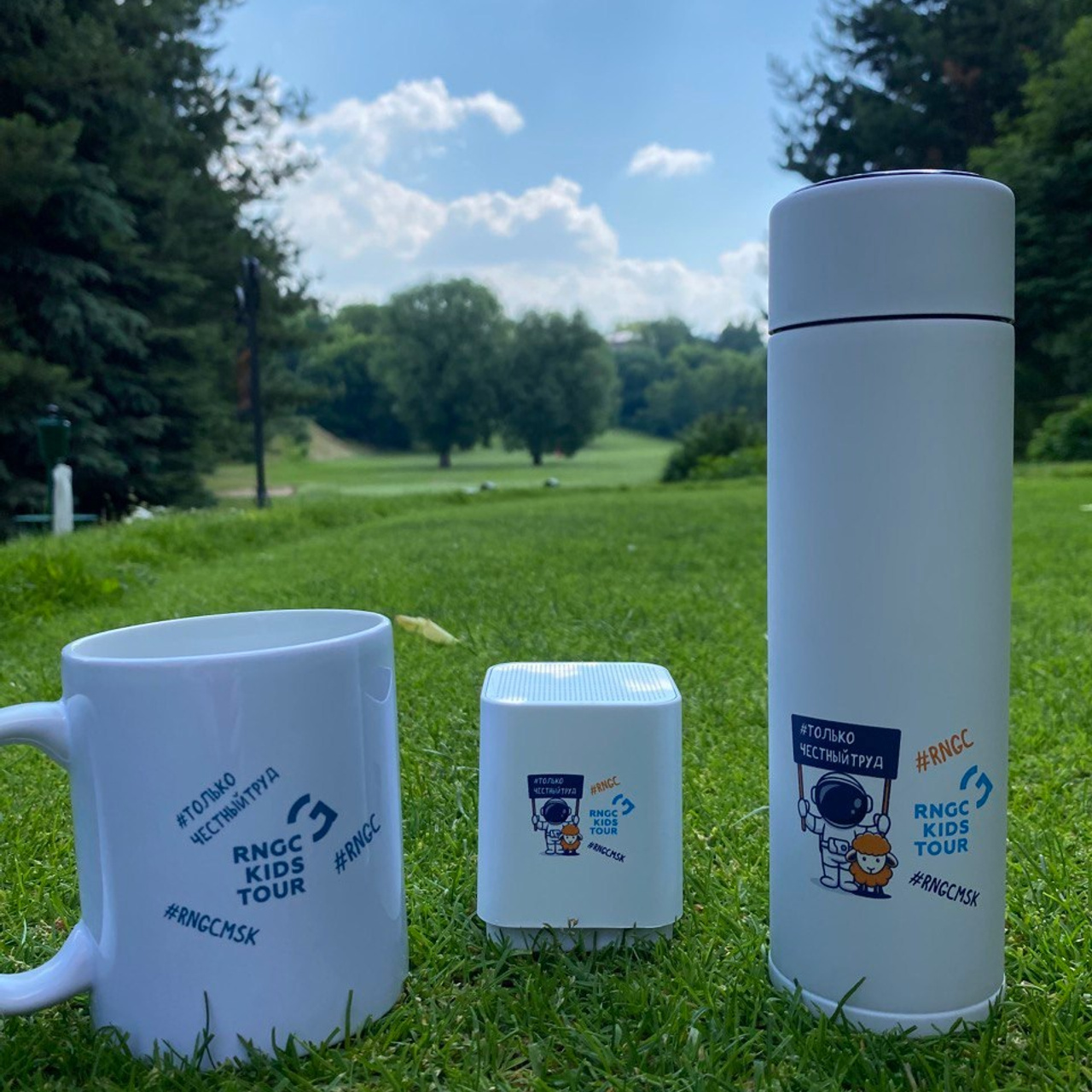 о том как проходит смена детского летнего лагеря по гольфу RNGC