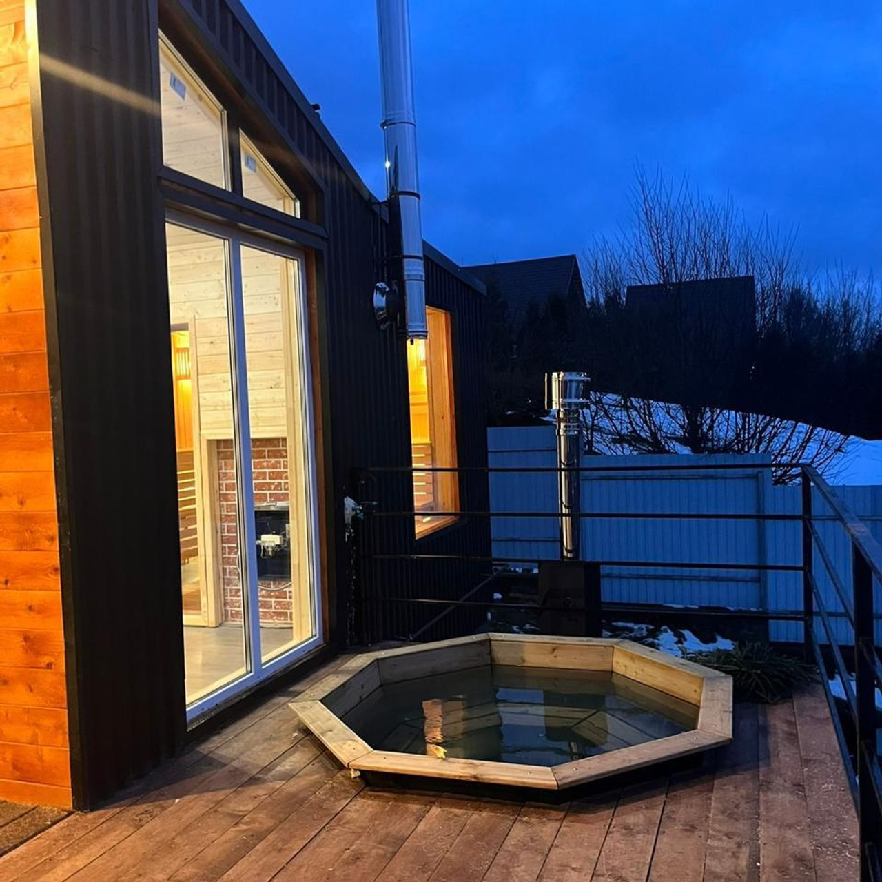 Дом отдыха в Подмосковье с баней, чаном — Дмитровский район