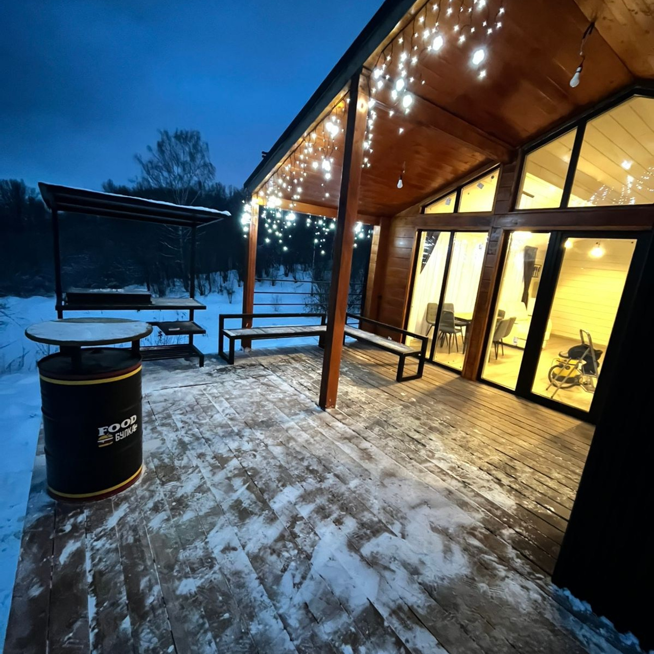 Дом отдыха в Подмосковье с баней, чаном — Дмитровский район