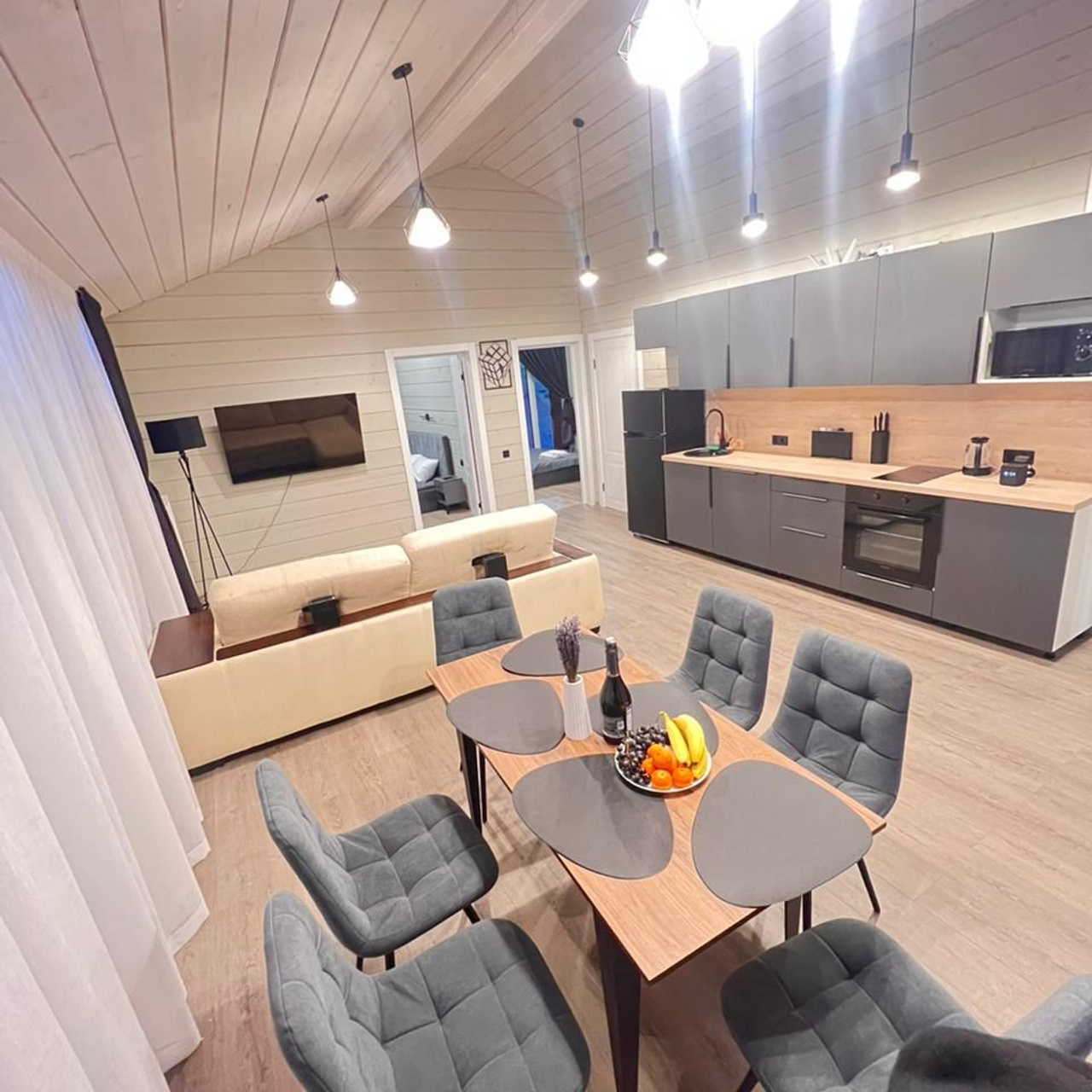 Дом отдыха в Подмосковье с баней, чаном — Дмитровский район