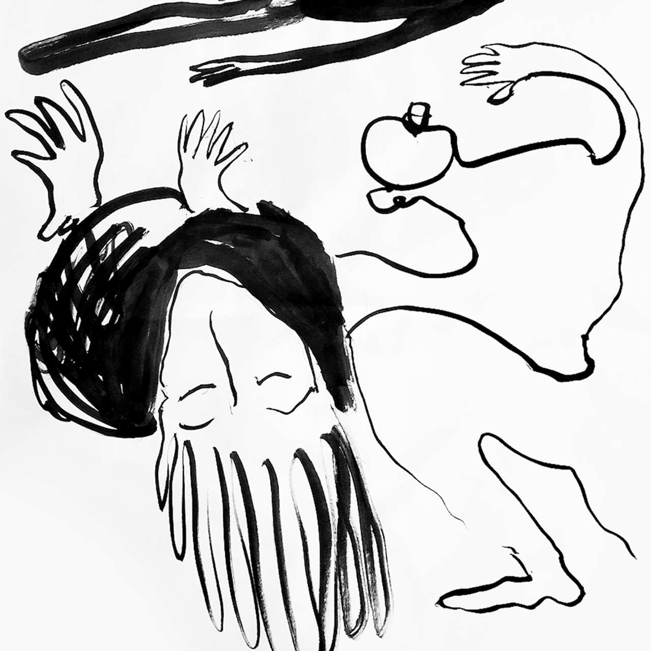 В присутствии художника