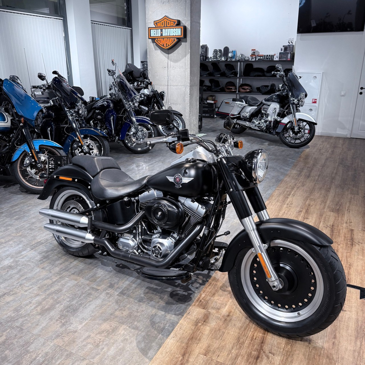 2015 Fat Boy Black Matt