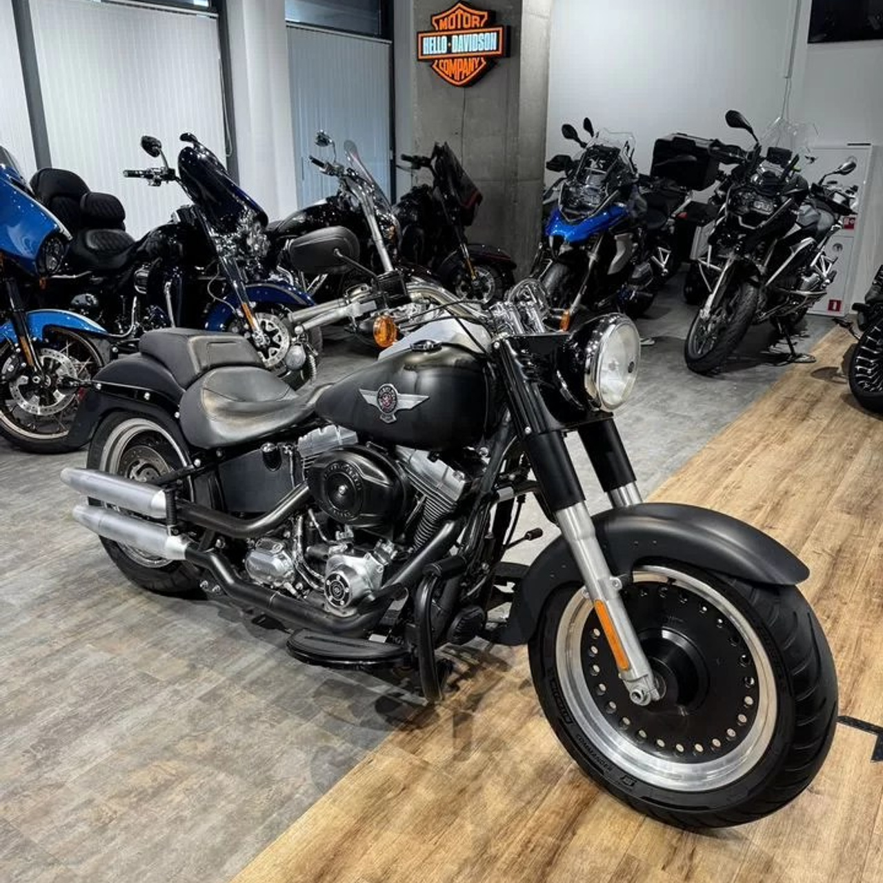 2014 Fat Boy Black Matt ABS