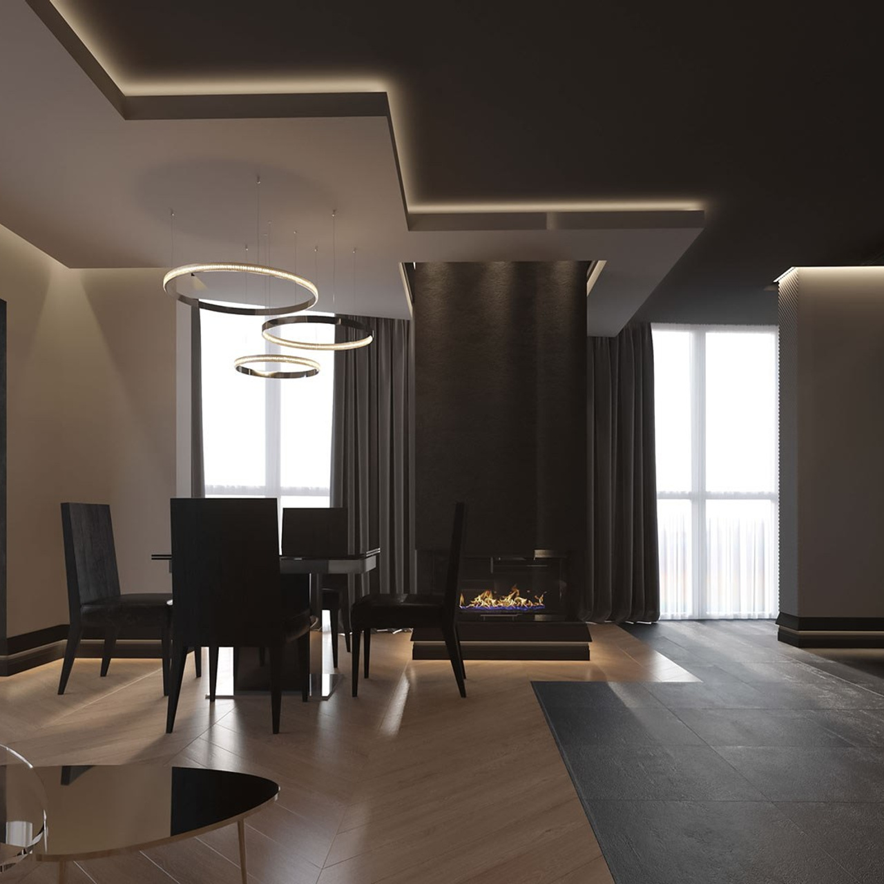 Дизайн-проект трехкомнатной квартиры