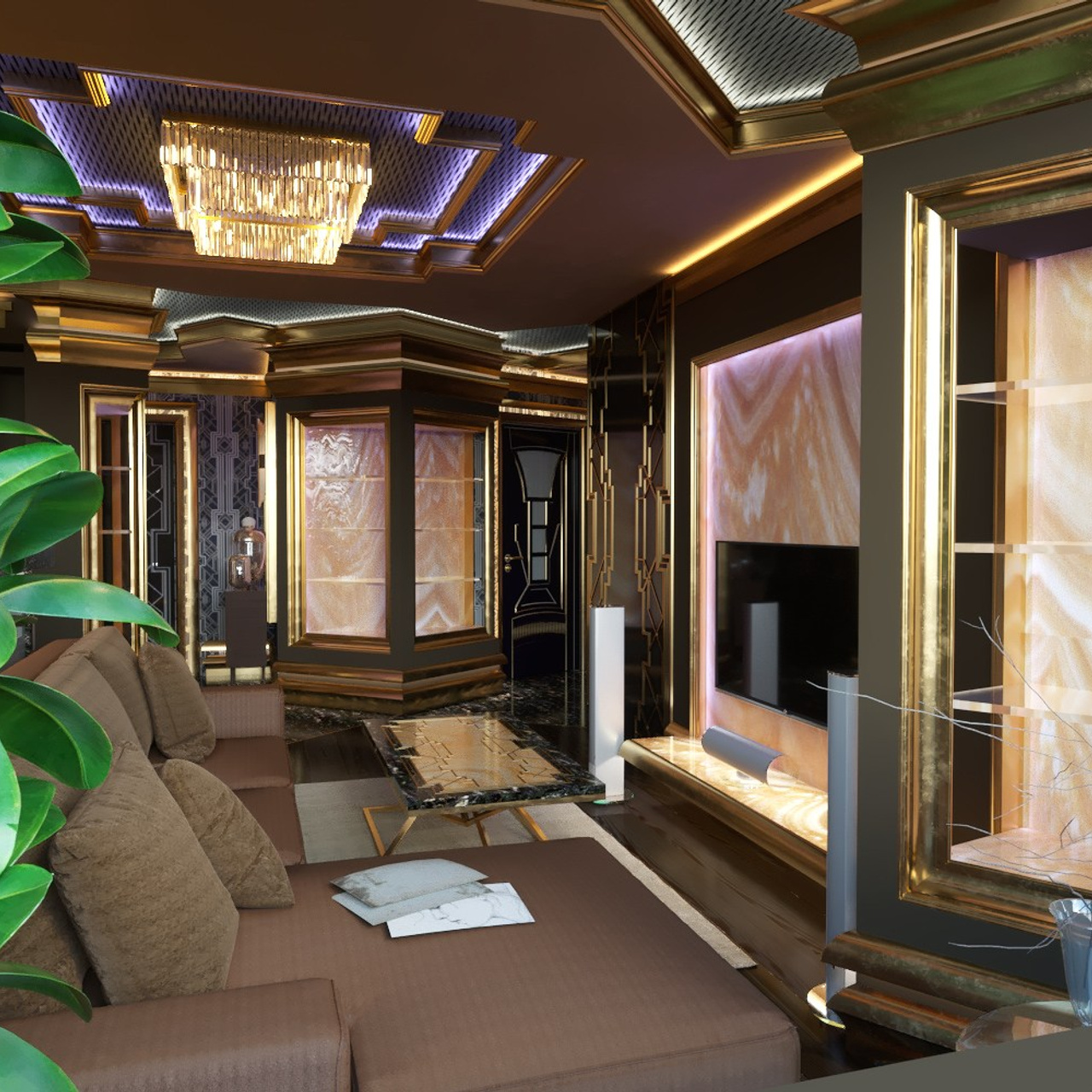 Дизайн интерьера в классическом стиле • Авторский дизайн интерьера квартиры, частного дома