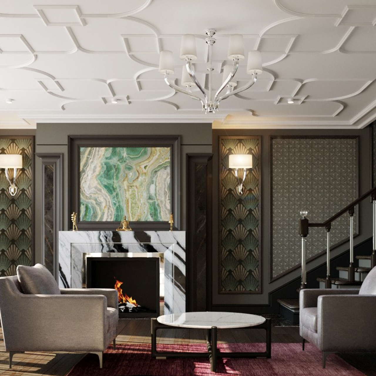 Дизайн интерьера в классическом стиле • Авторский дизайн интерьера квартиры, частного дома